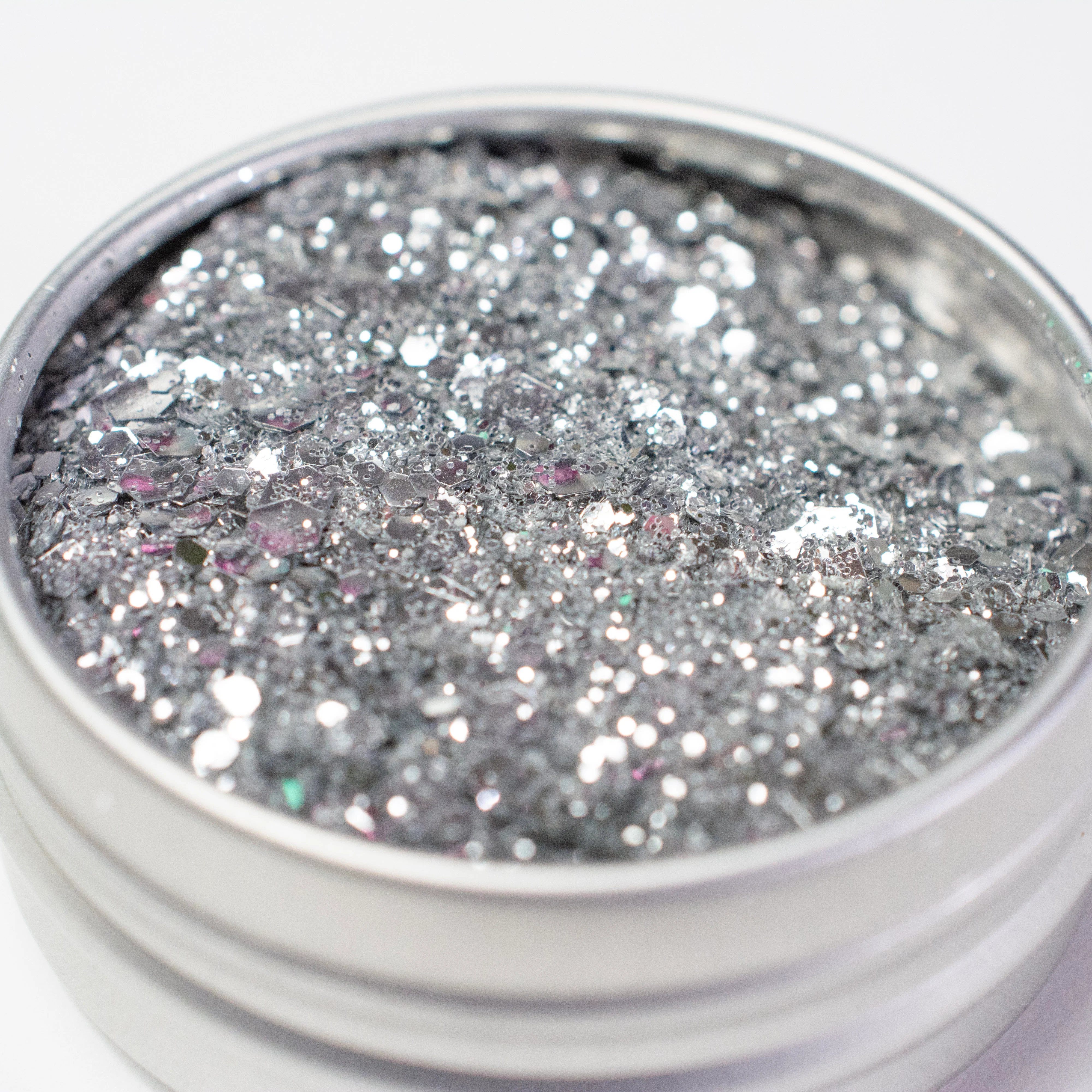 Chunky Silver Mix - Biodegradable Glitter - Image 4
