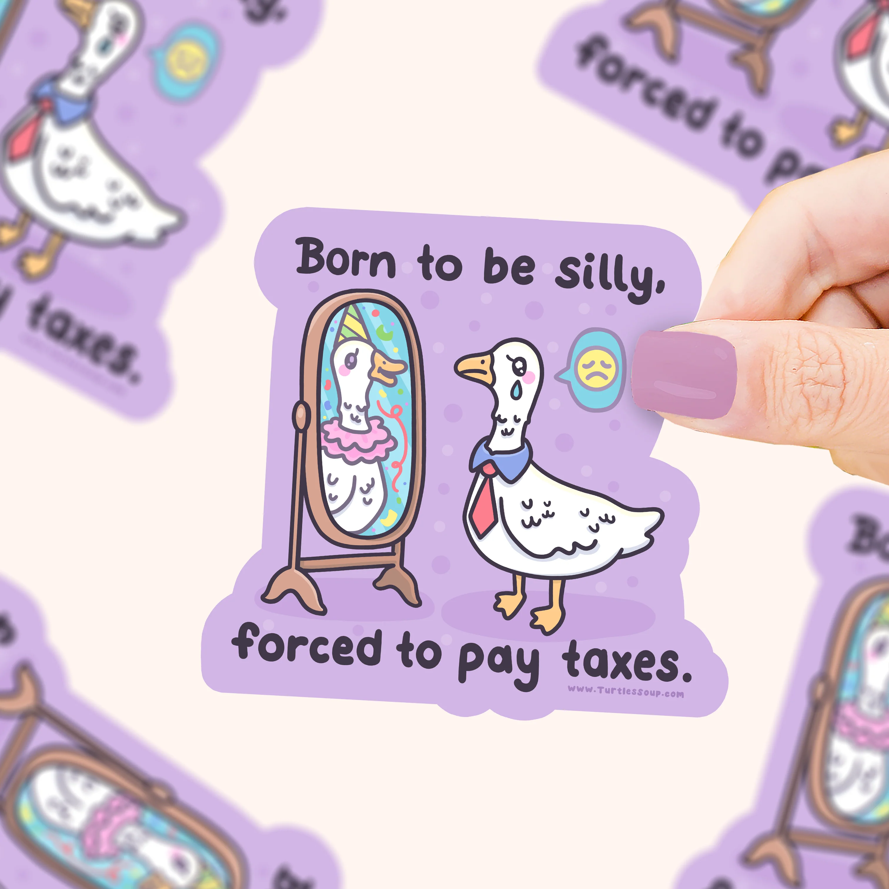 Born to Be Silly Goose Sticker