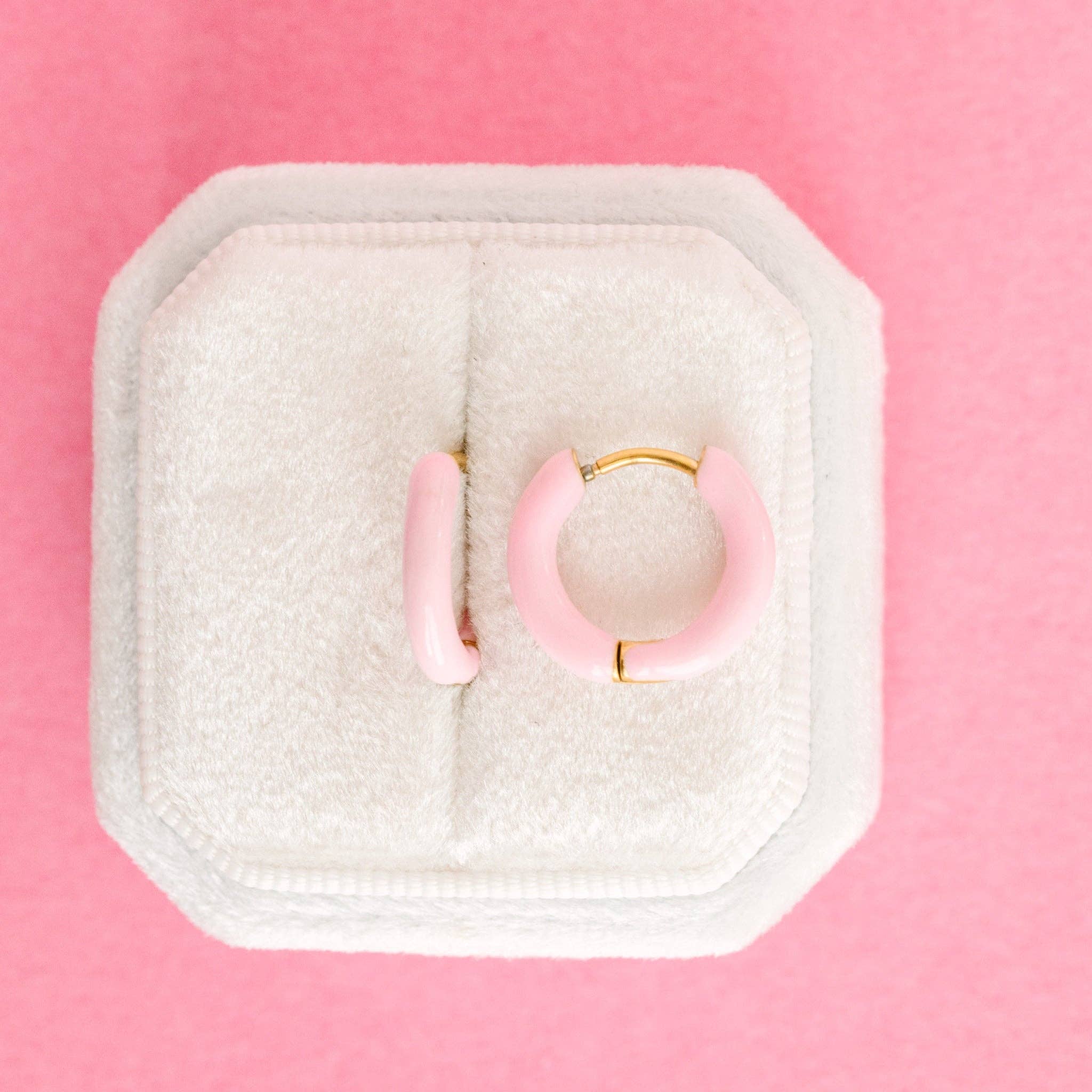 Color Huggie Earrings - Image 10