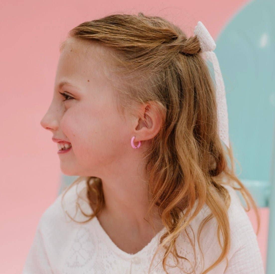 Color Huggie Earrings - Image 2