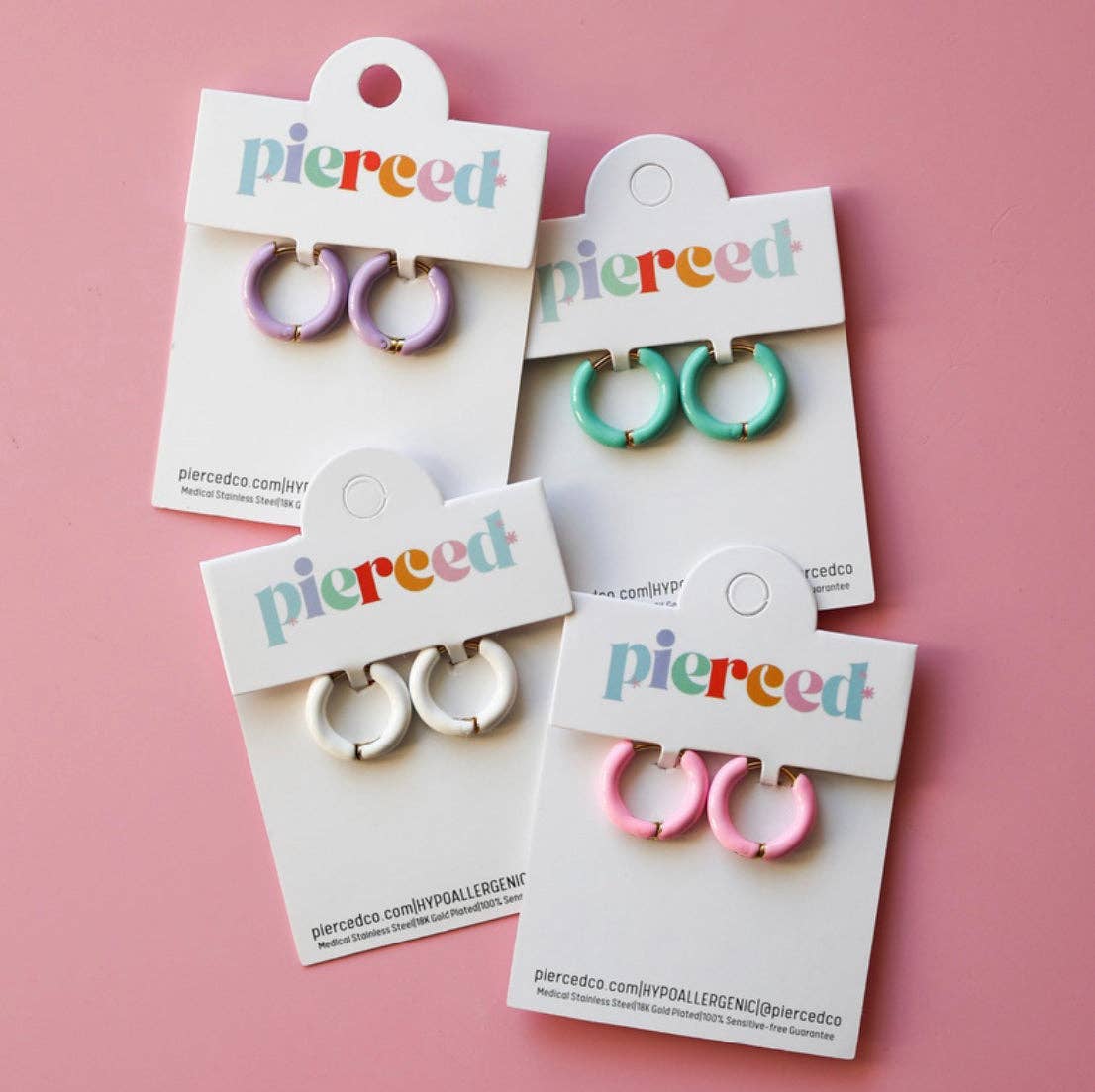 Color Huggie Earrings - Image 6