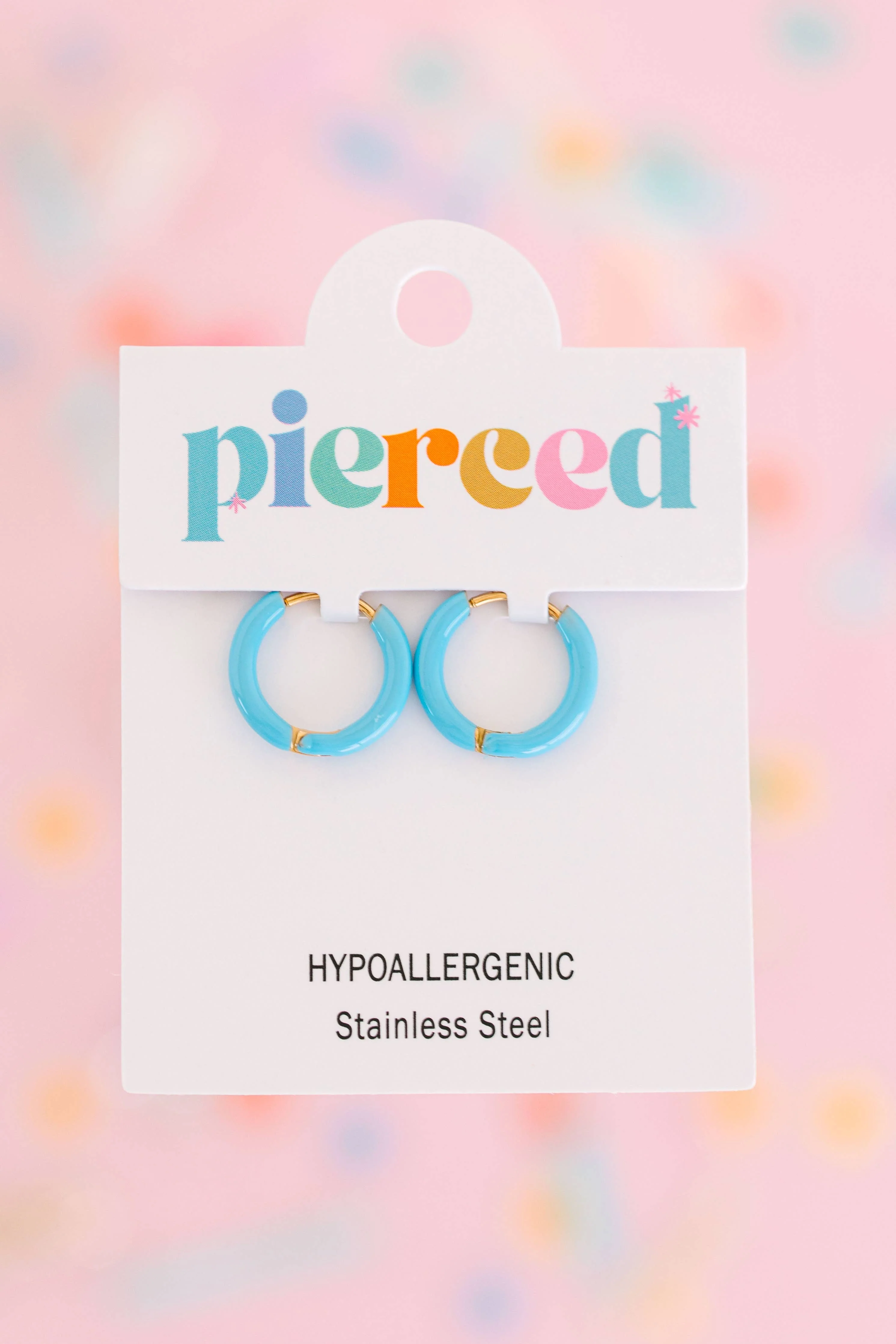 Color Huggie Earrings - Image 7