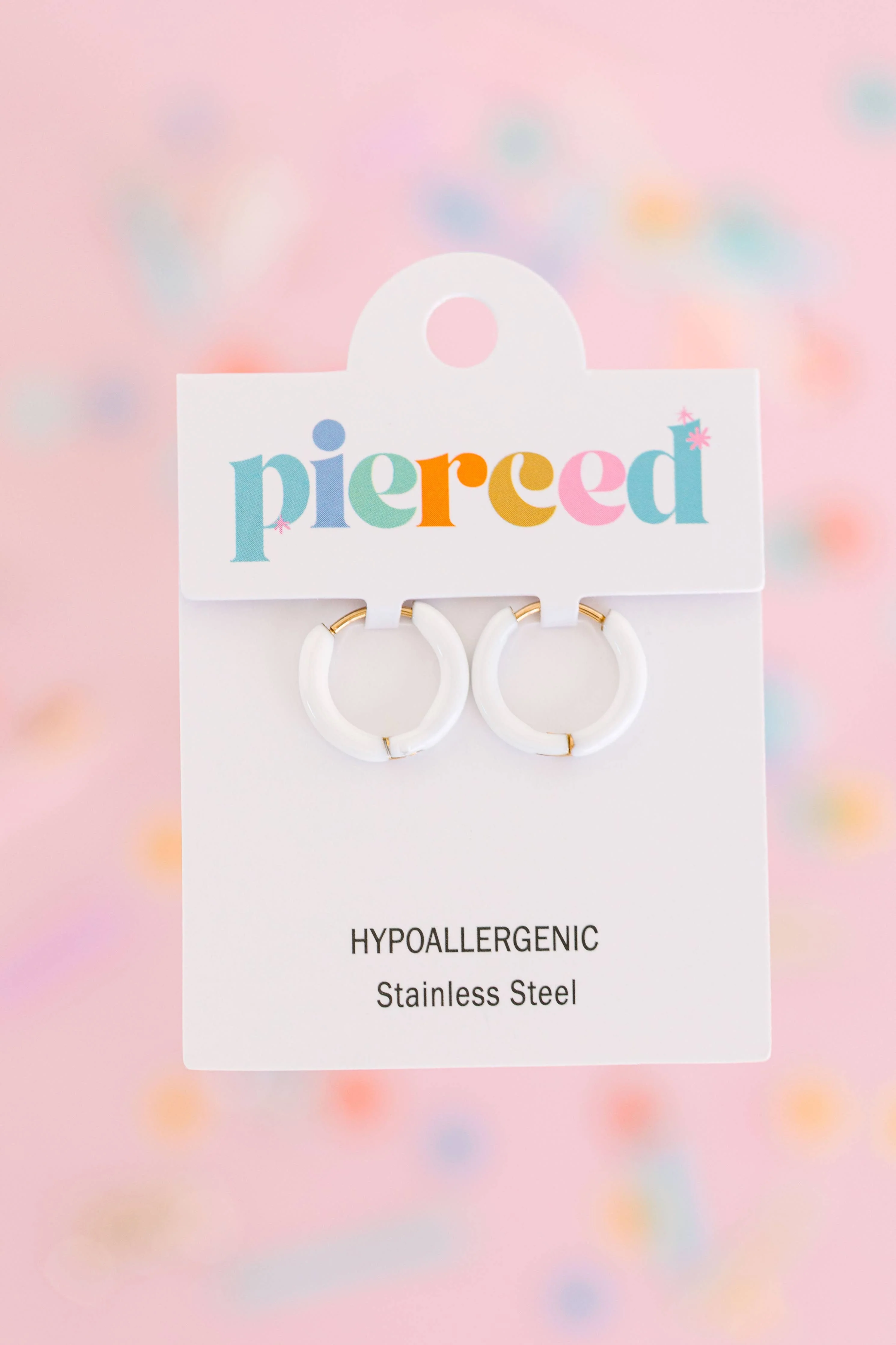 Color Huggie Earrings - Image 9