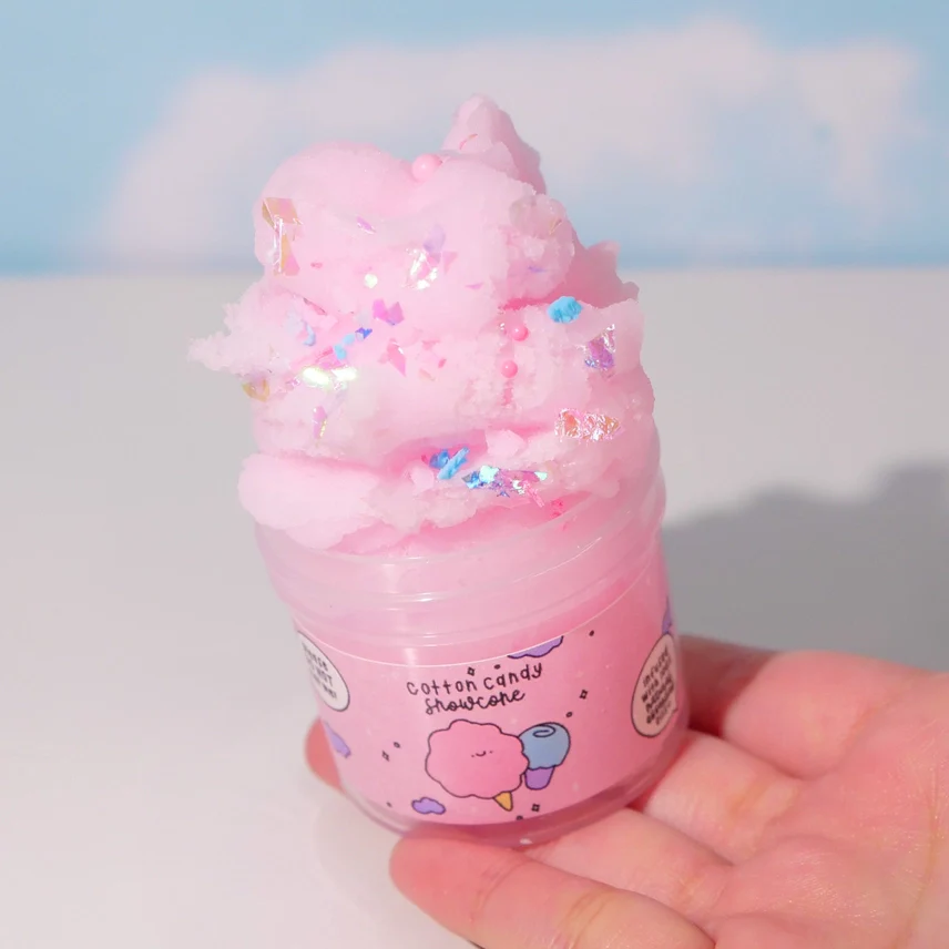 Cotton Candy Snowcone Mini Slime