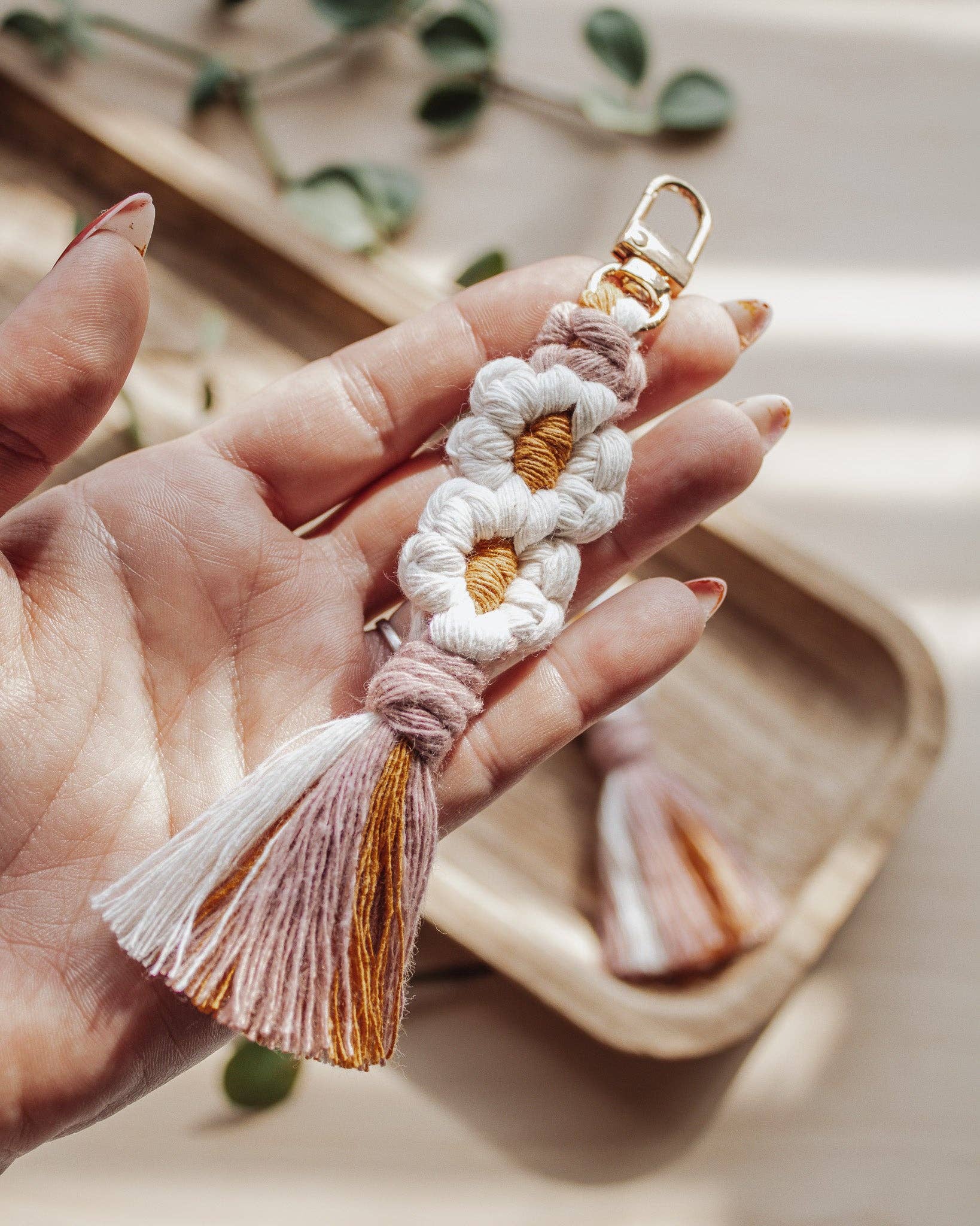 Double Daisy Keychain - Image 3