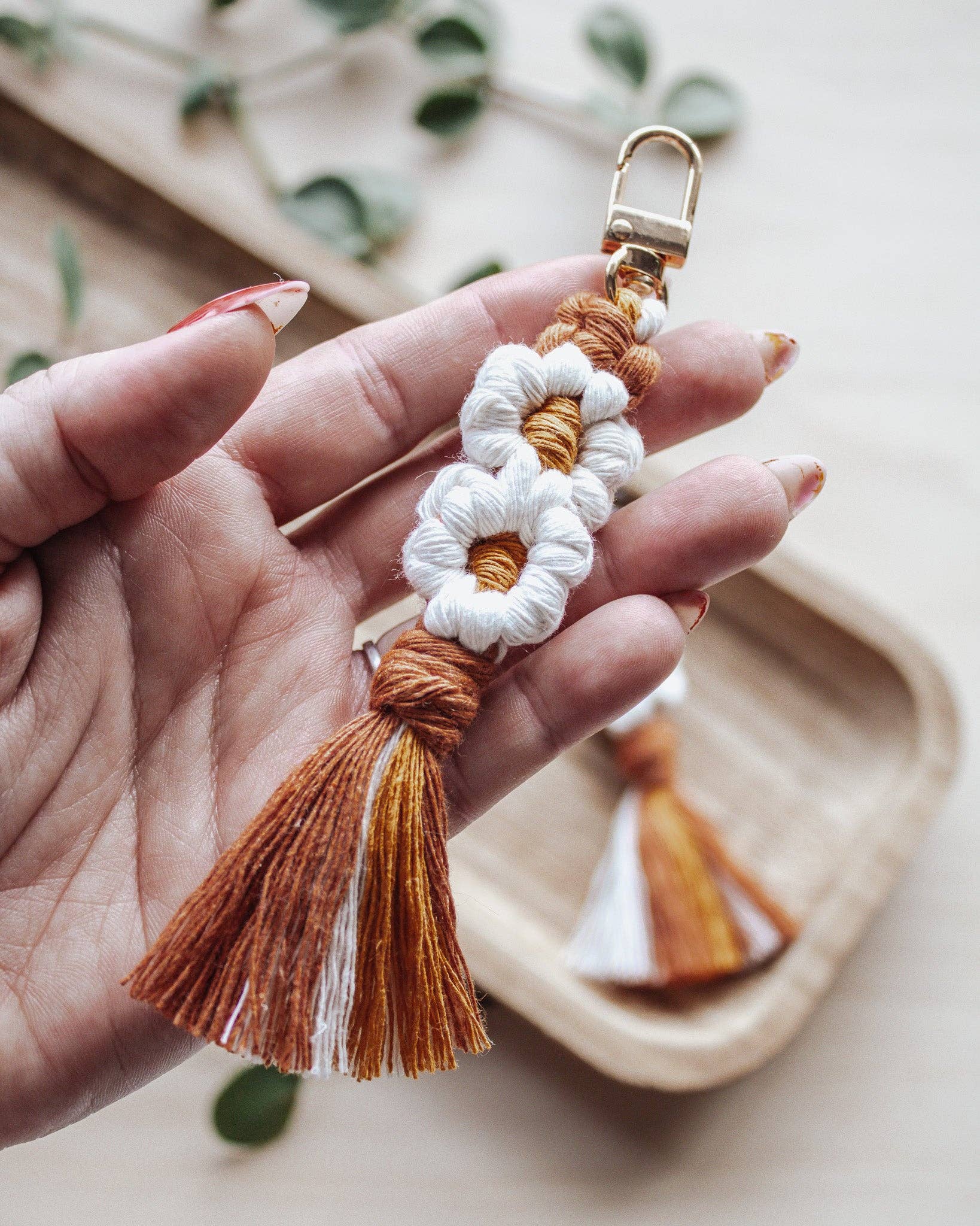 Double Daisy Keychain - Image 4