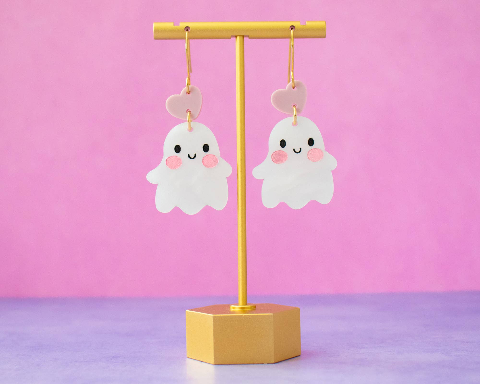 Ghost Acrylic Earrings - Image 4