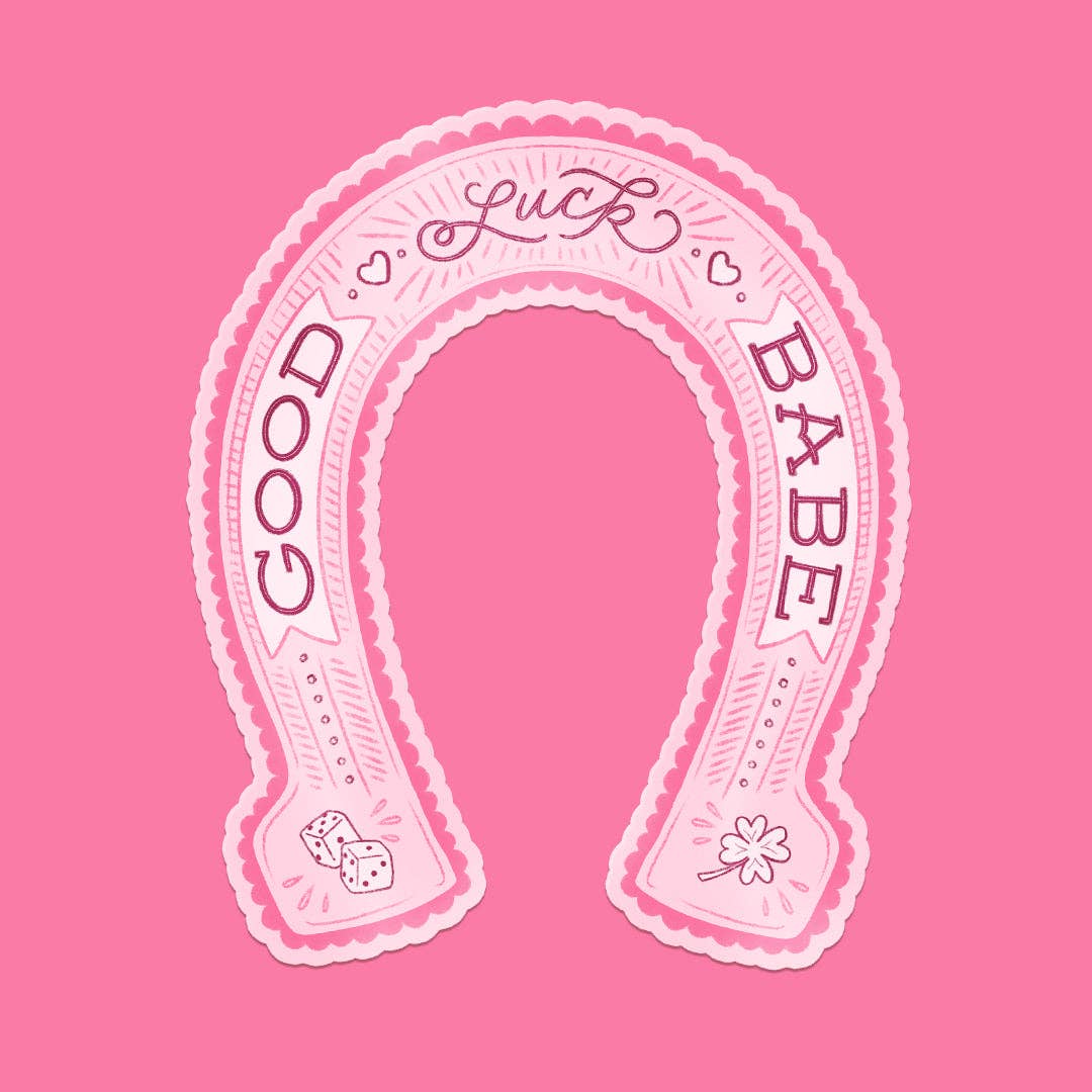 Good Luck Babe Sticker - Image 3