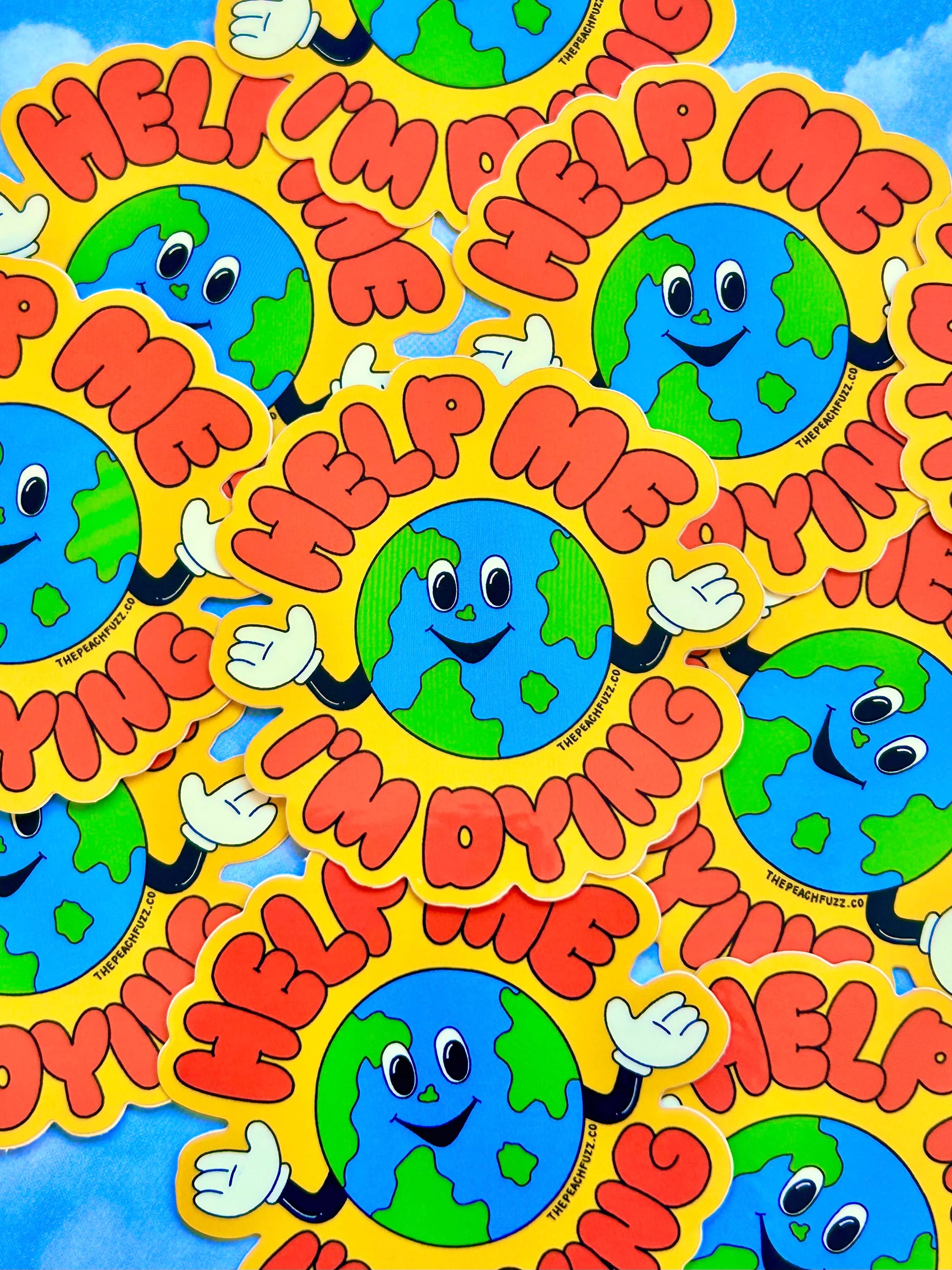 Help Me, I’m Dying Sticker - Image 3