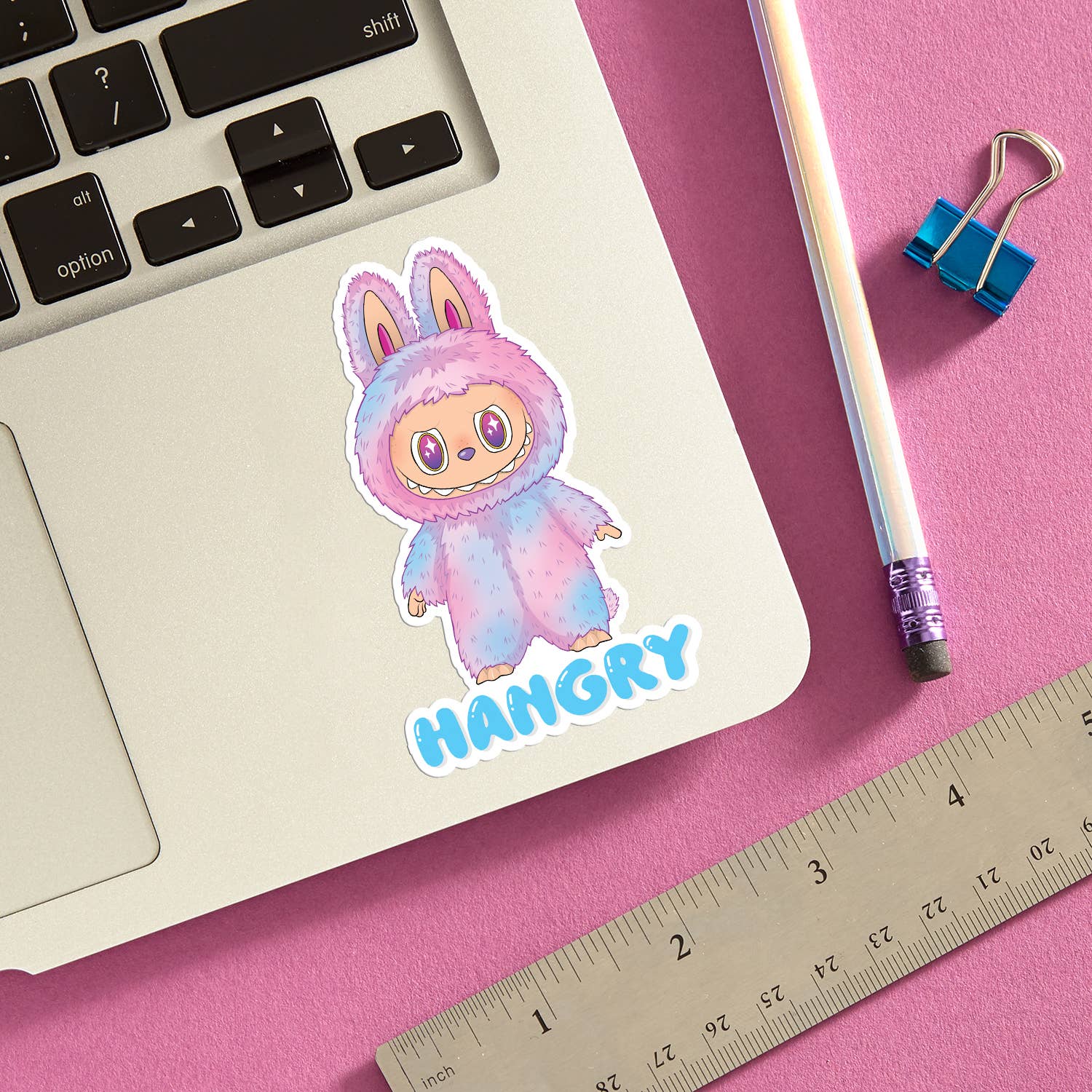 Labubu Hangry Sticker - Image 2