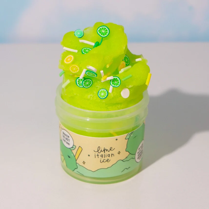 Lime Italian Ice Mini Slime - Image 3