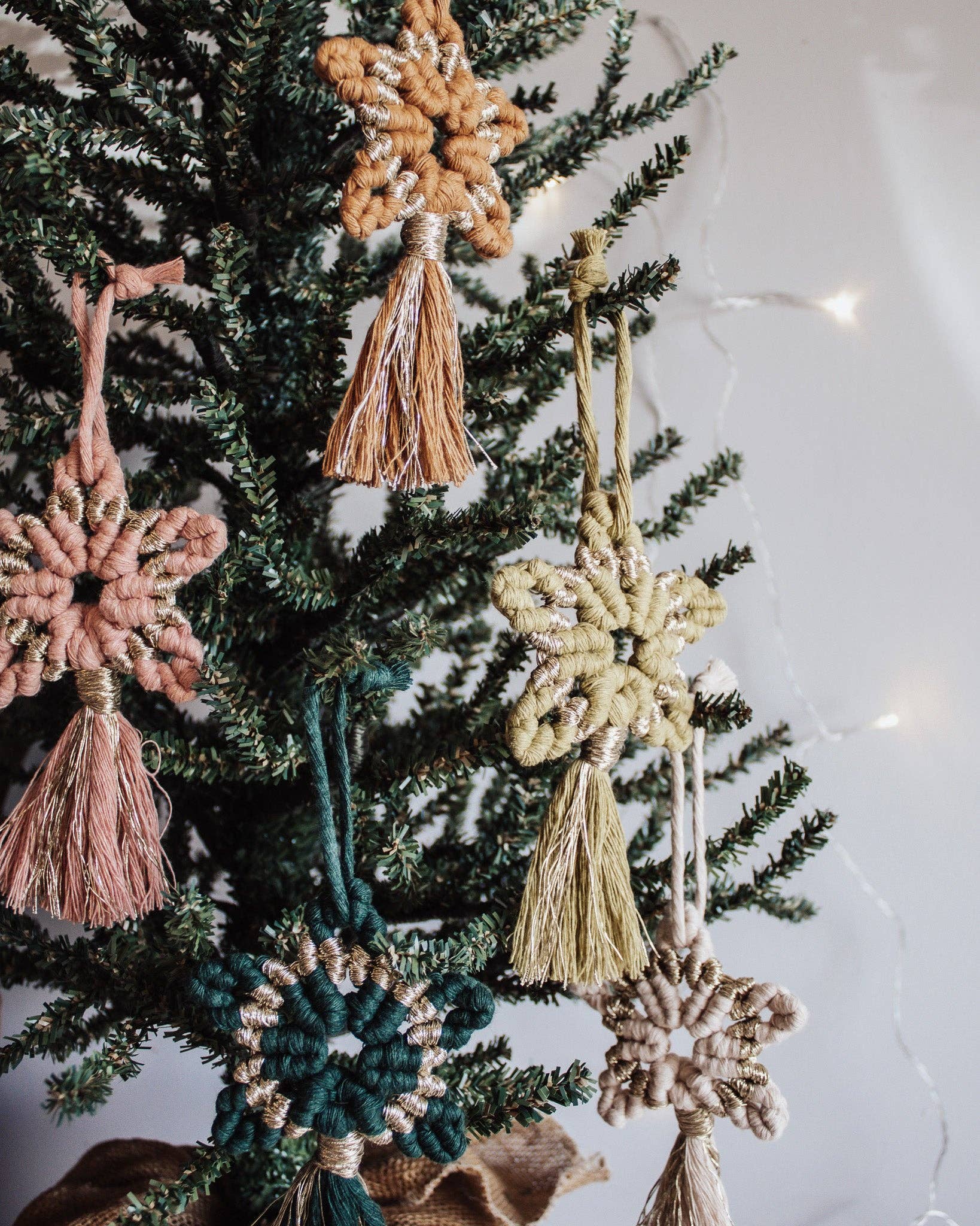 Macrame Star Holiday Ornament - Image 8