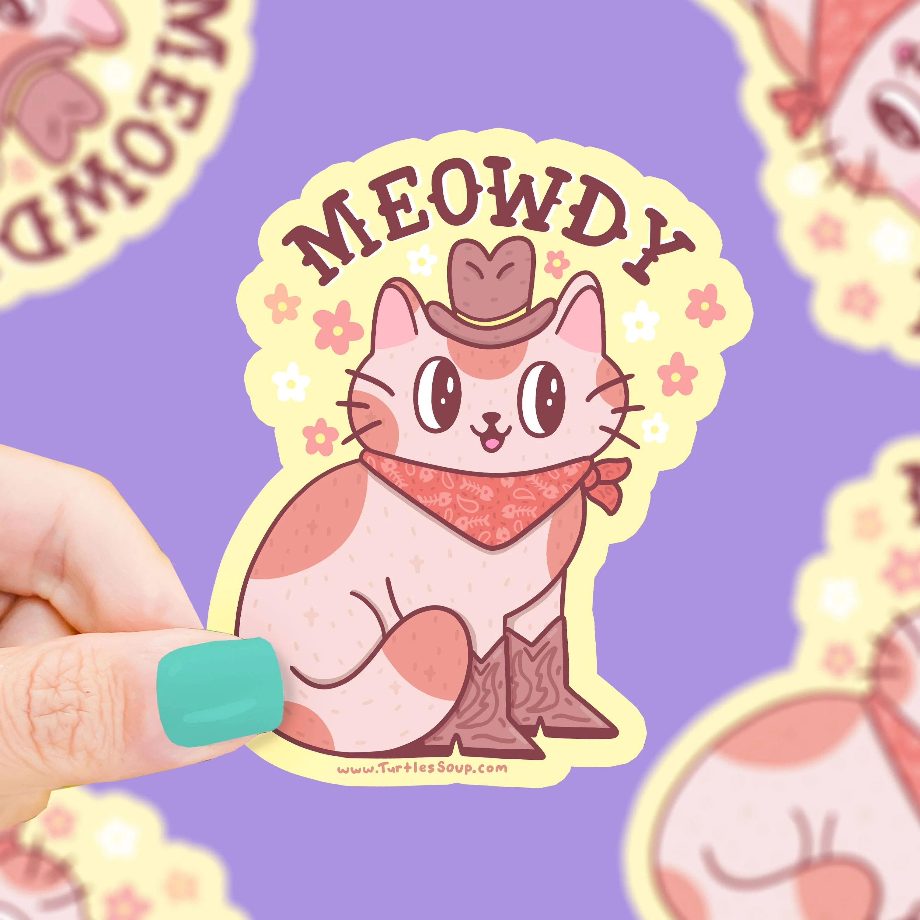 Meowdy Sticker