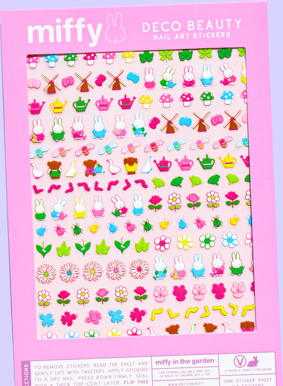 Nail Stickers - Miffy In The Garden