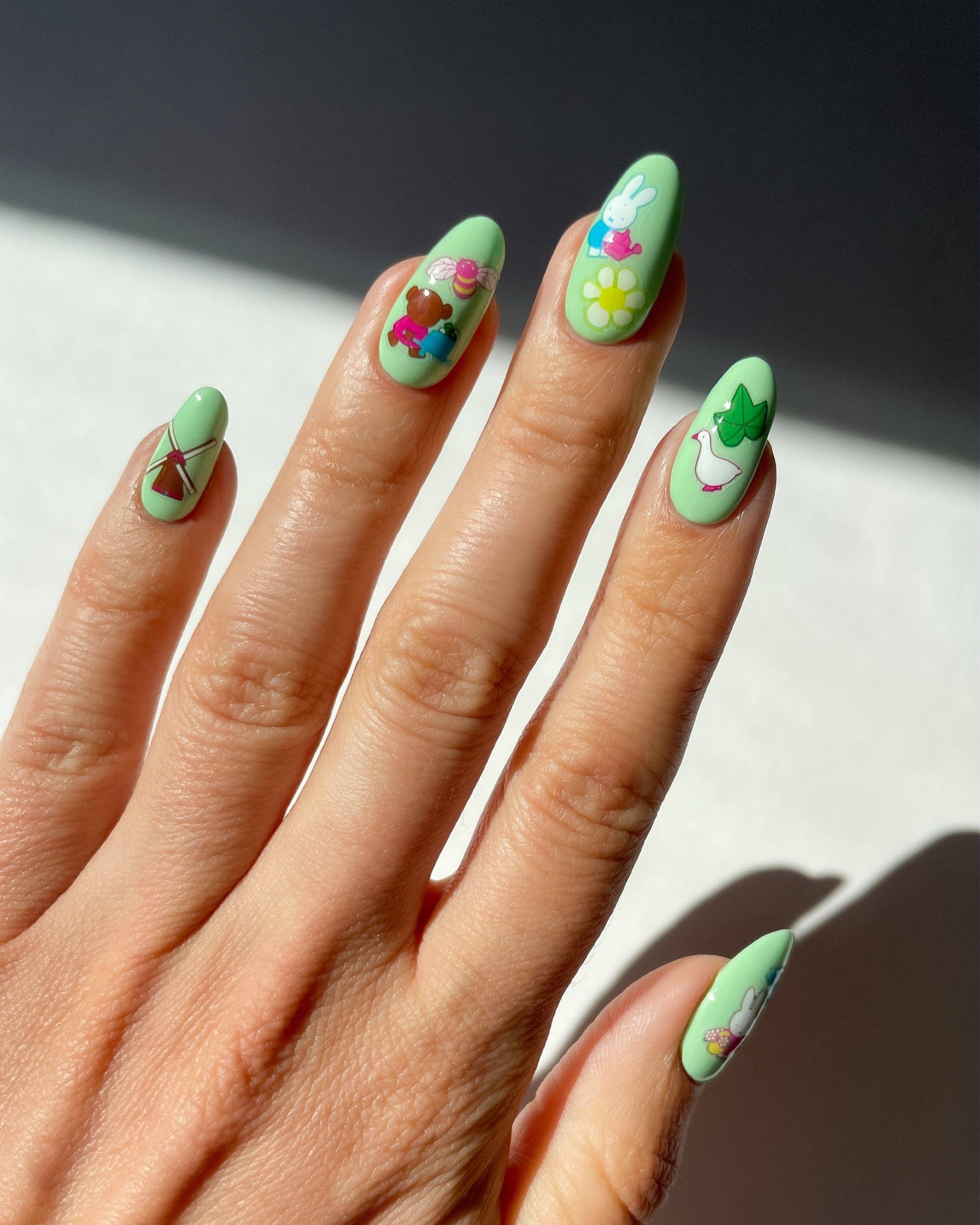 Nail Stickers - Miffy In The Garden - Image 2