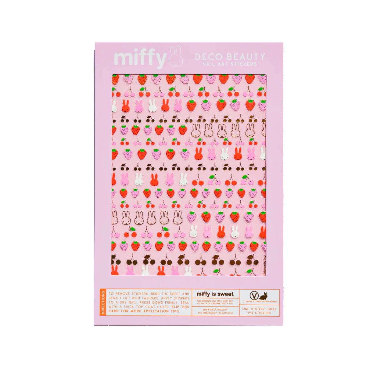 Nail Stickers - Miffy Is Sweet - Image 3