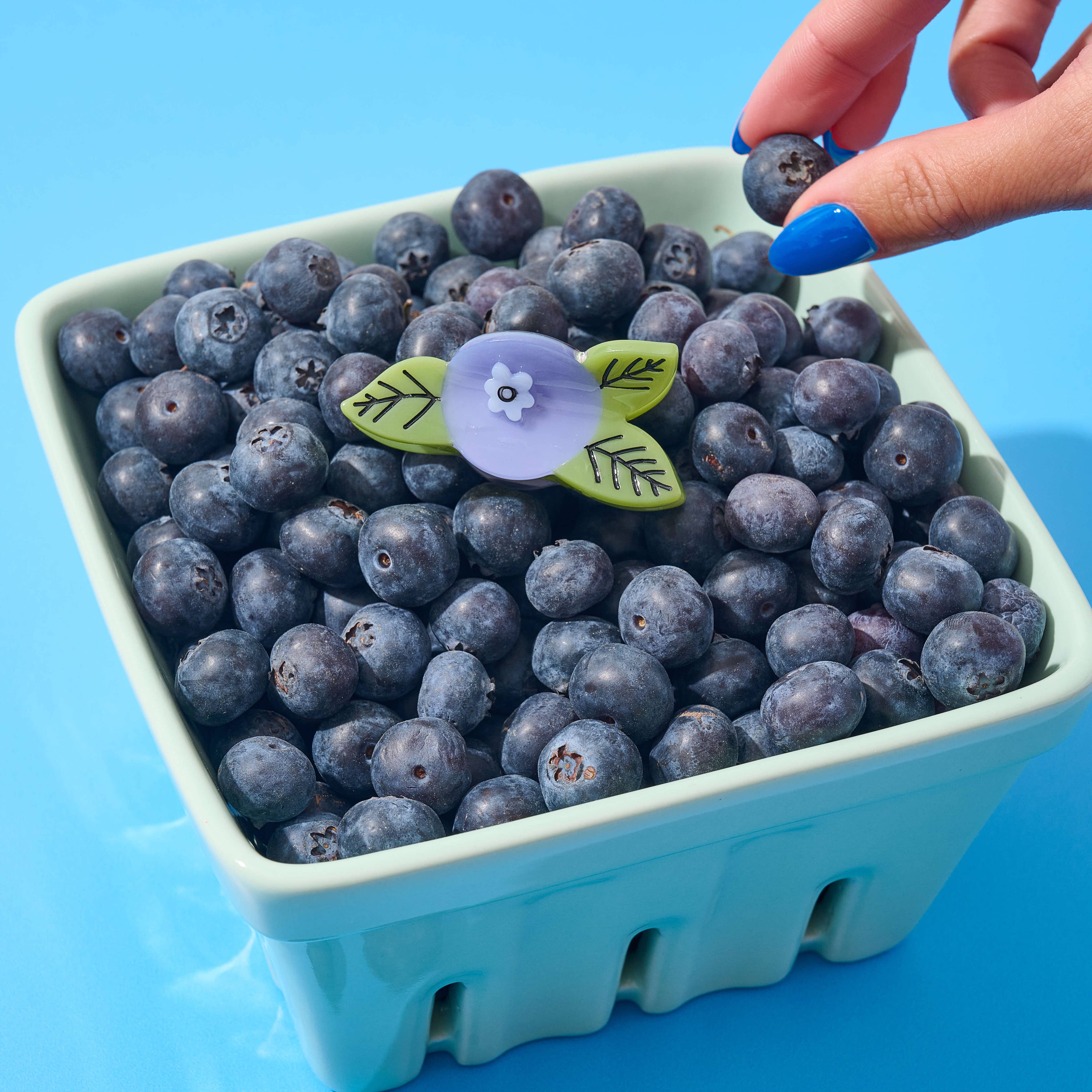 Mini Blueberry Hair Claw Clip - Image 8