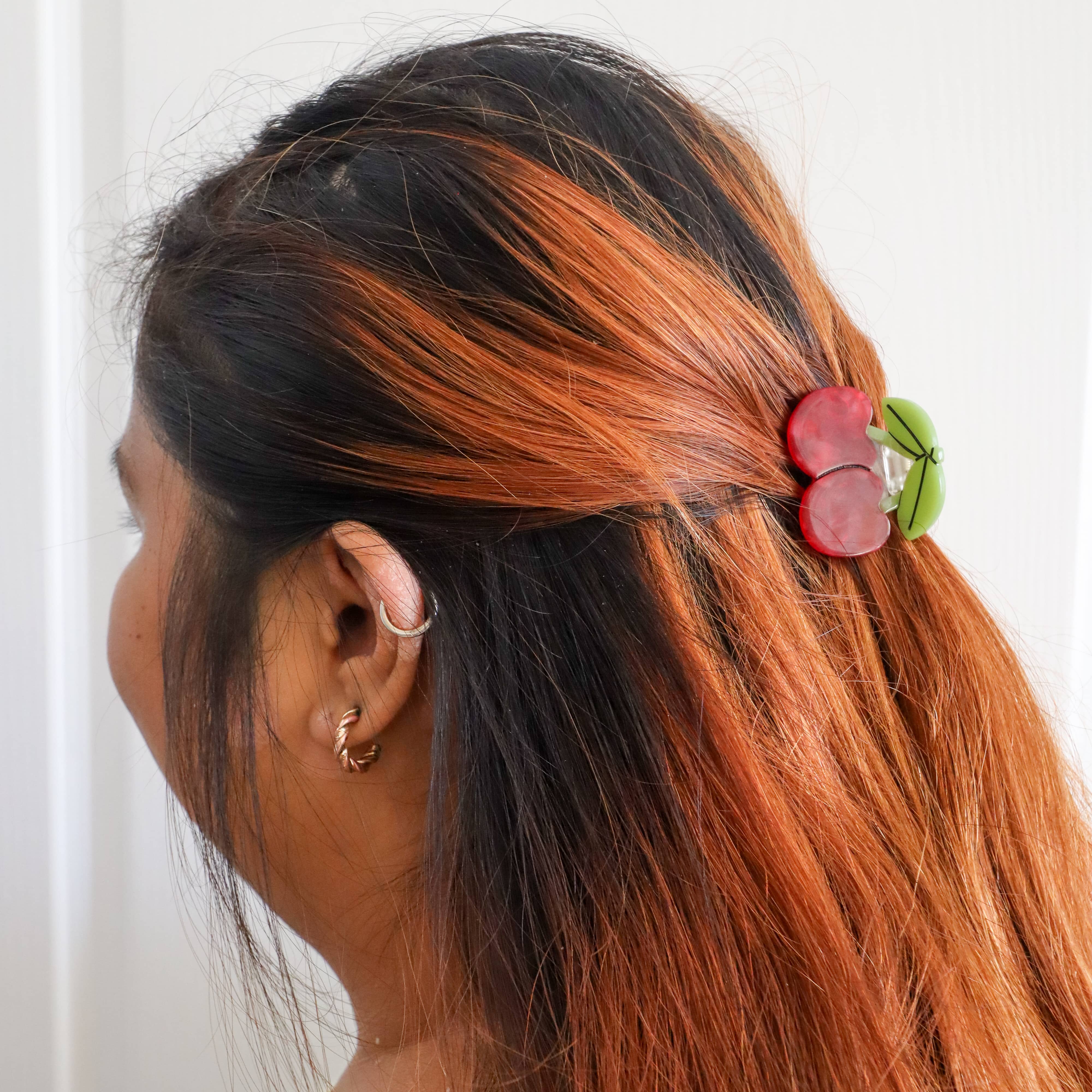 Mini Maraschino Cherries Hair Claw Clip - Image 2