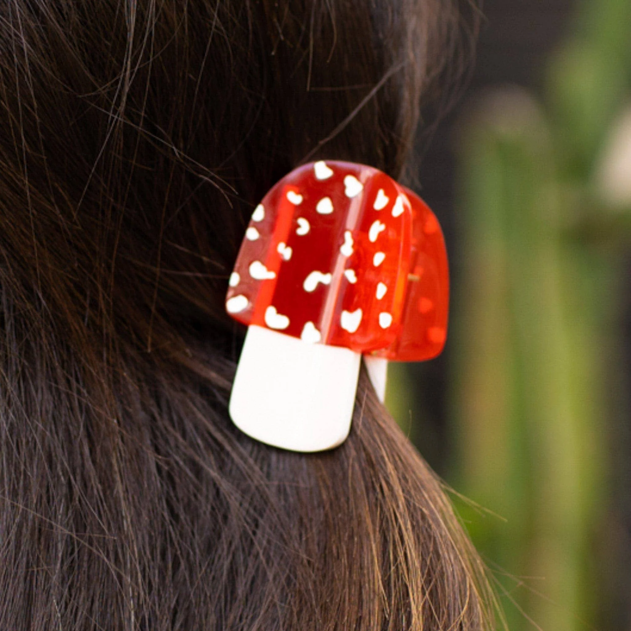 Mini Mushroom Hair Claw Clip - Image 4