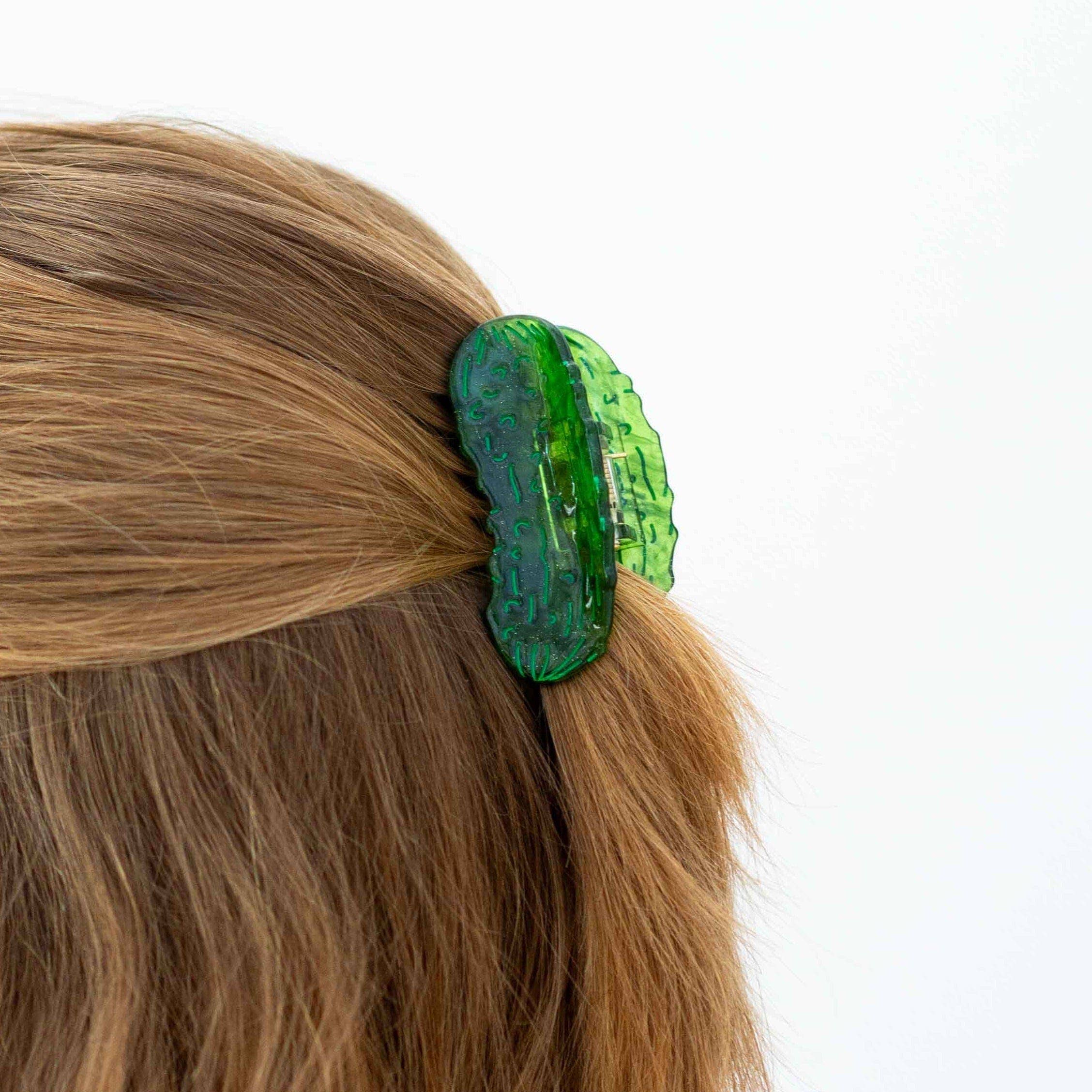 Mini Pickle Hair Claw Clip - Image 2