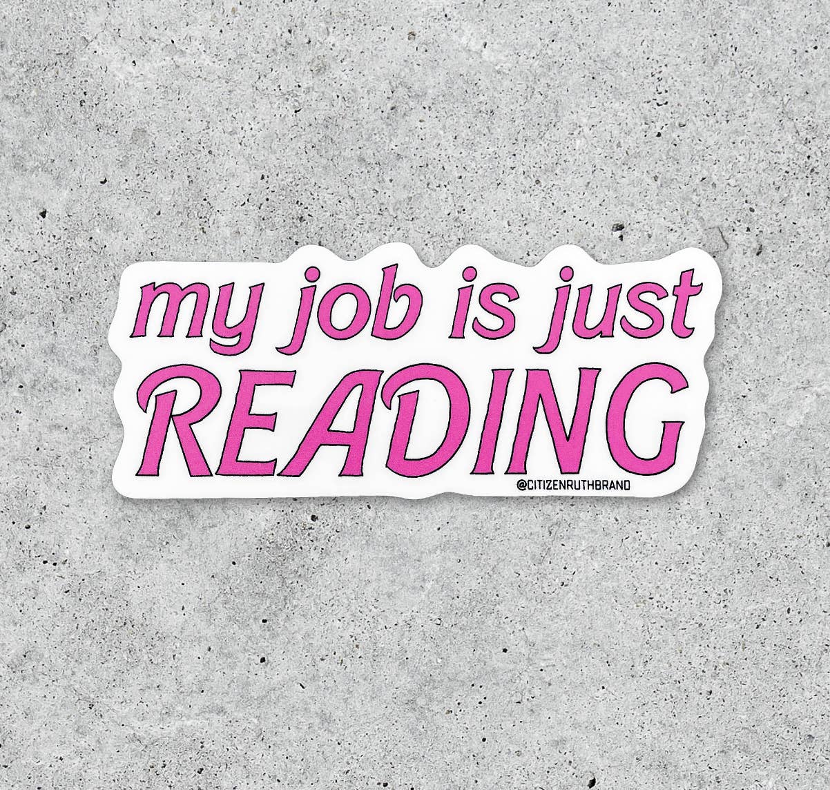 Reading Sticker
