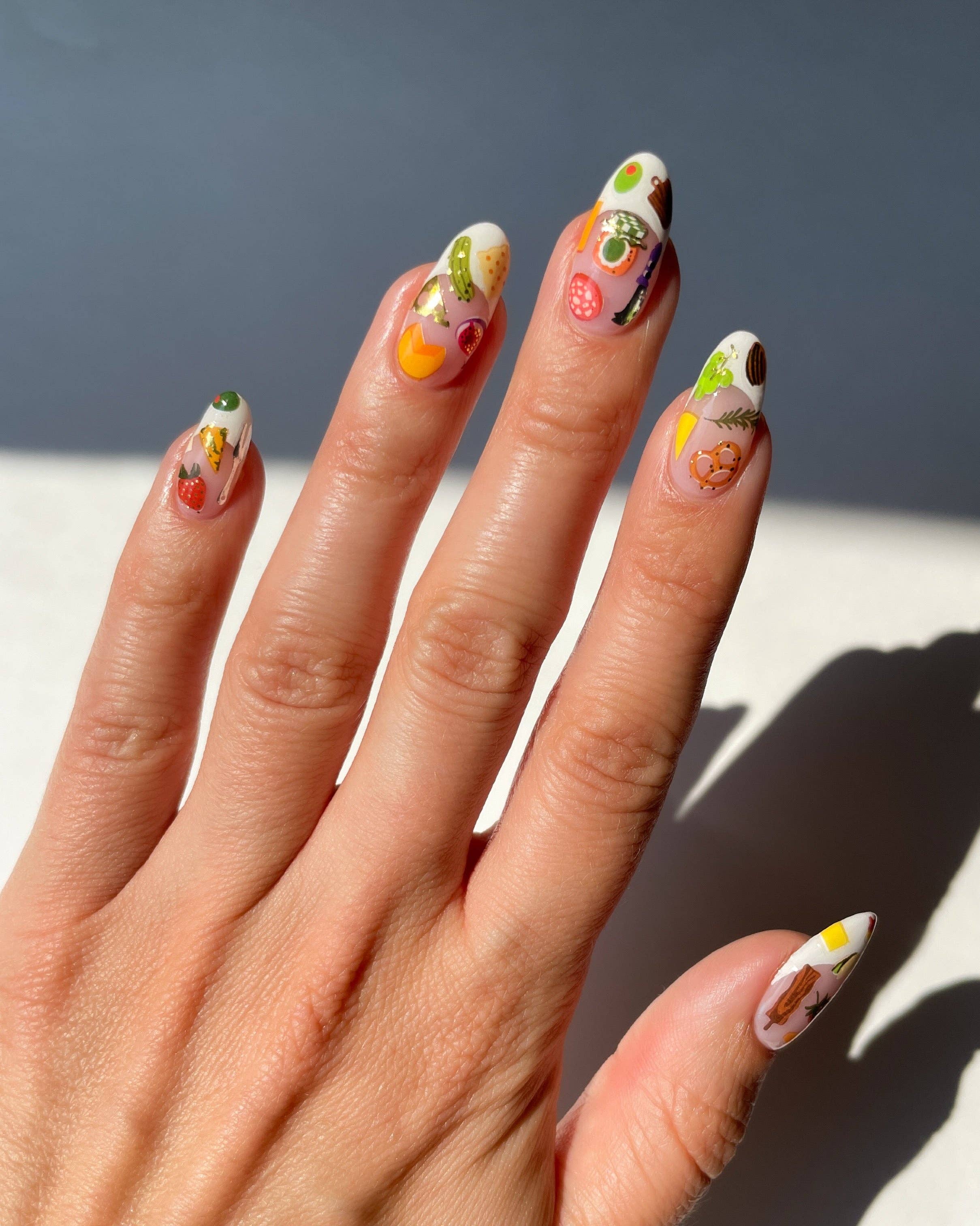 Nail Art Stickers - Charcuterie - Image 2