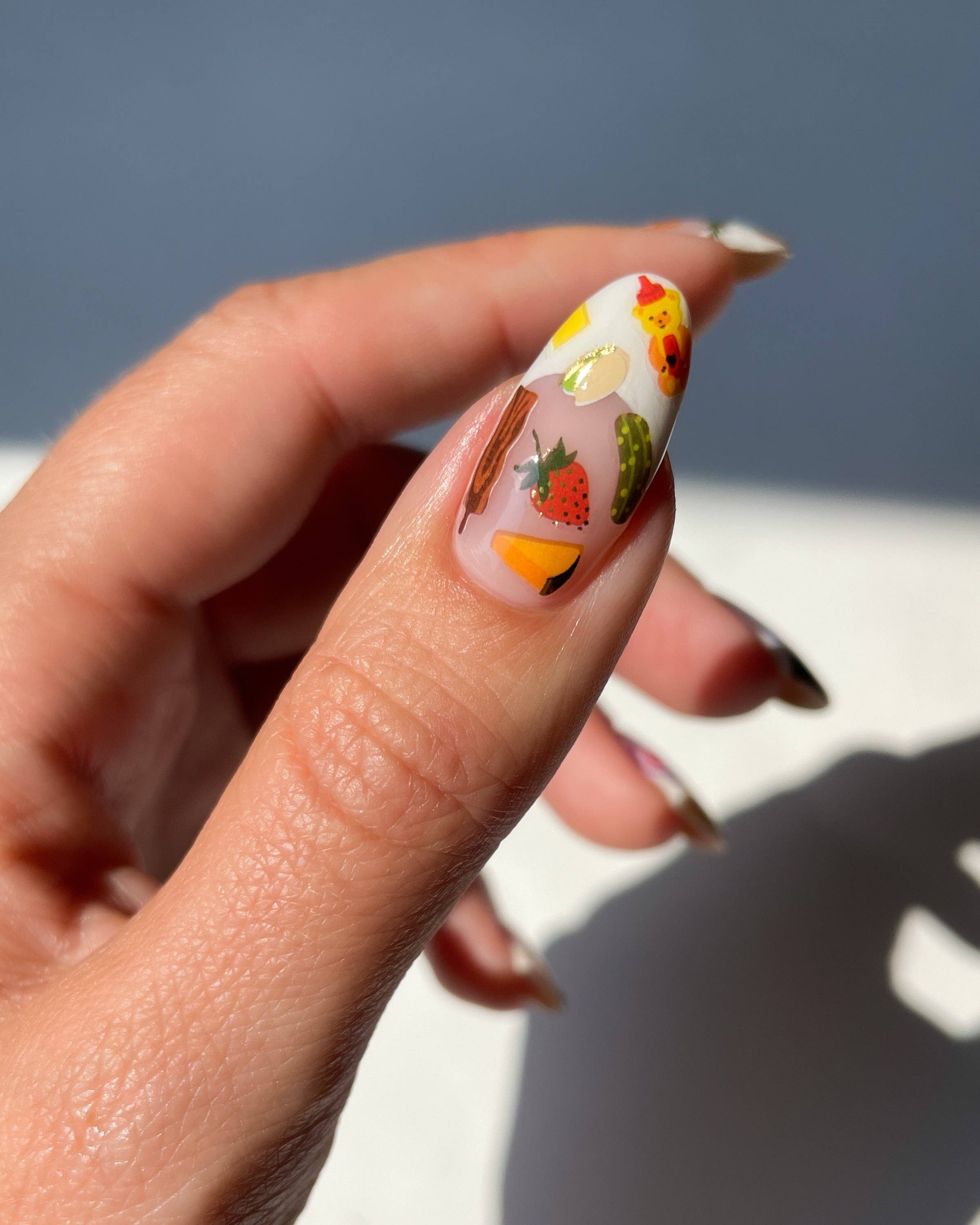 Nail Art Stickers - Charcuterie - Image 5