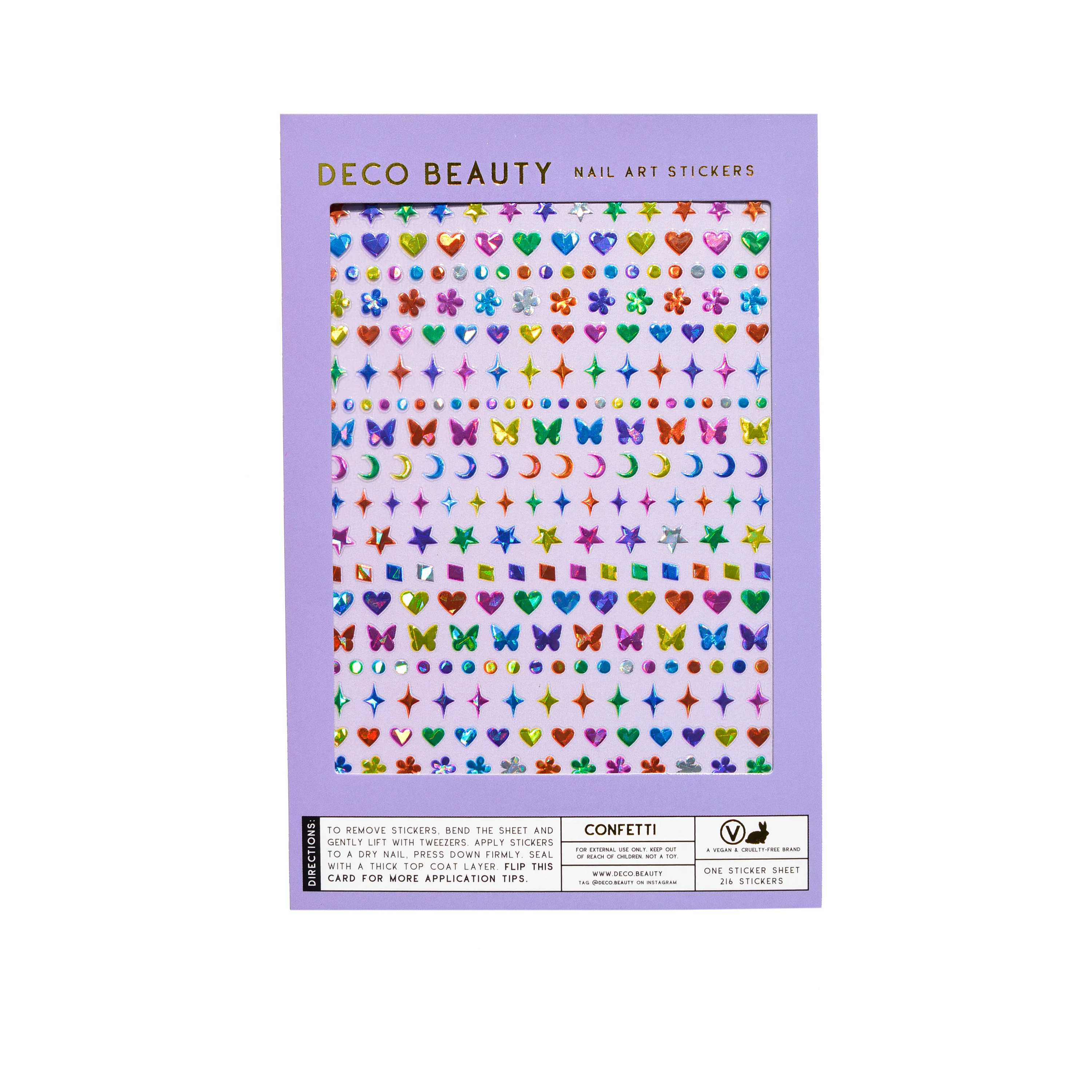 Nail Art Stickers - Confetti - Image 3
