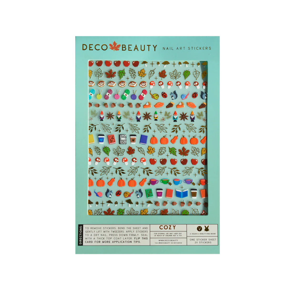 Nail Art Stickers - Cozy - Image 3