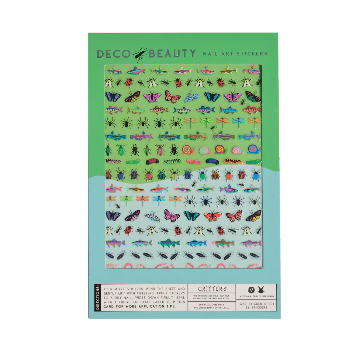 Nail Art Stickers - Critters - Image 2