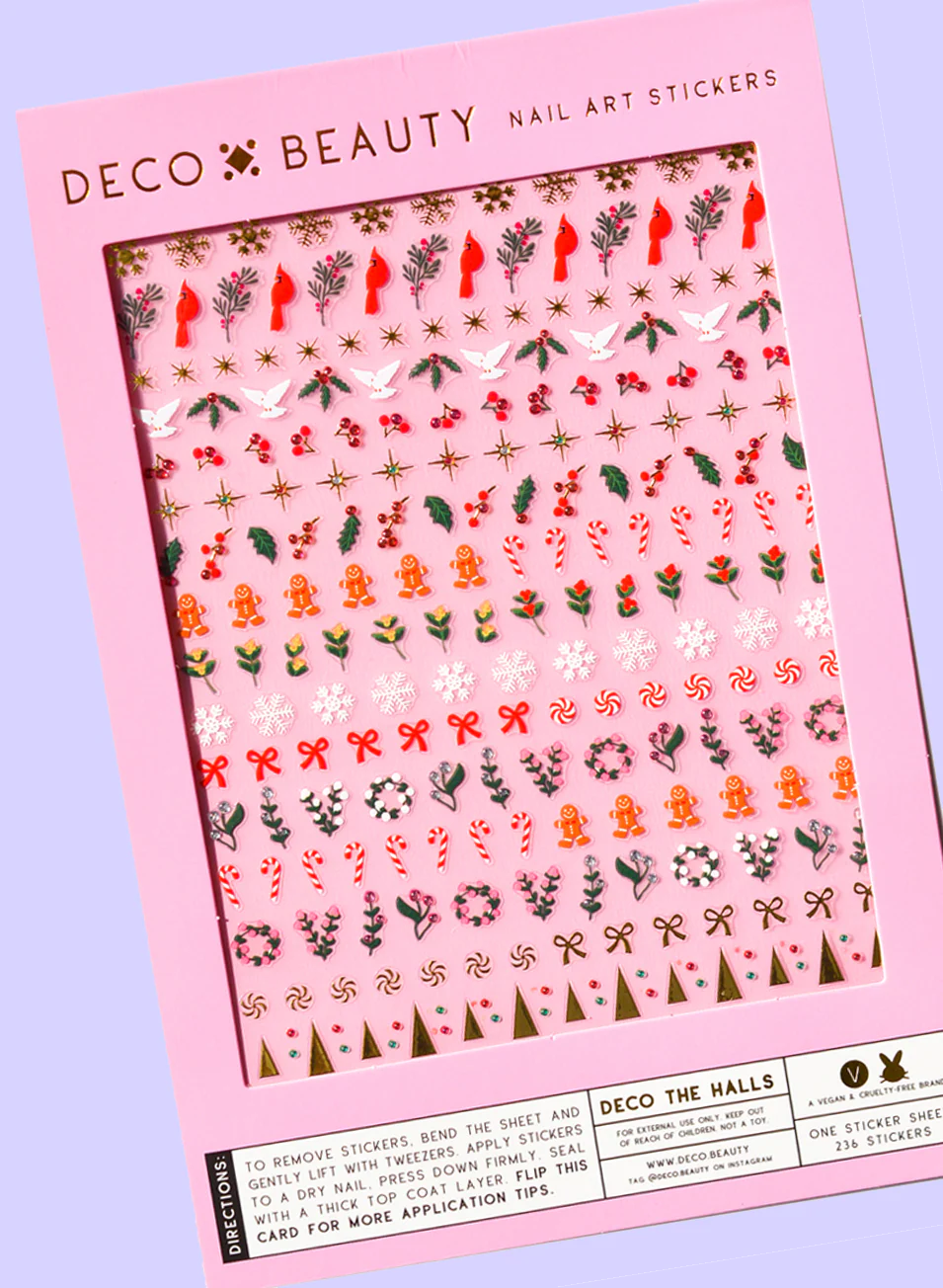 Nail Art Stickers - Deco The Halls