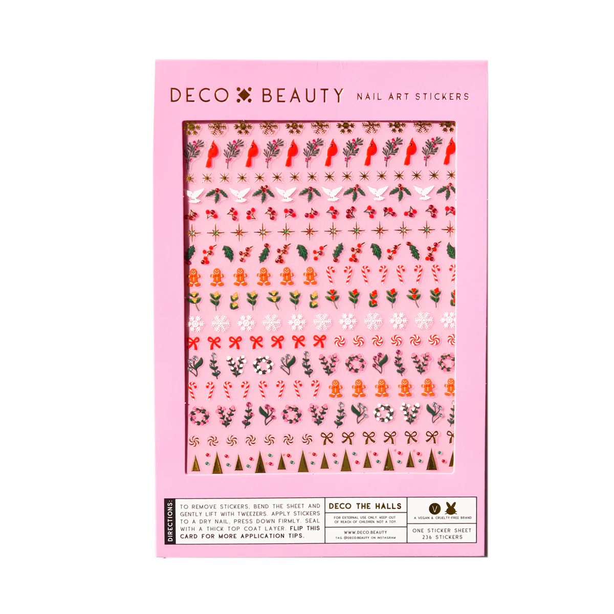 Nail Art Stickers - Deco The Halls - Image 3