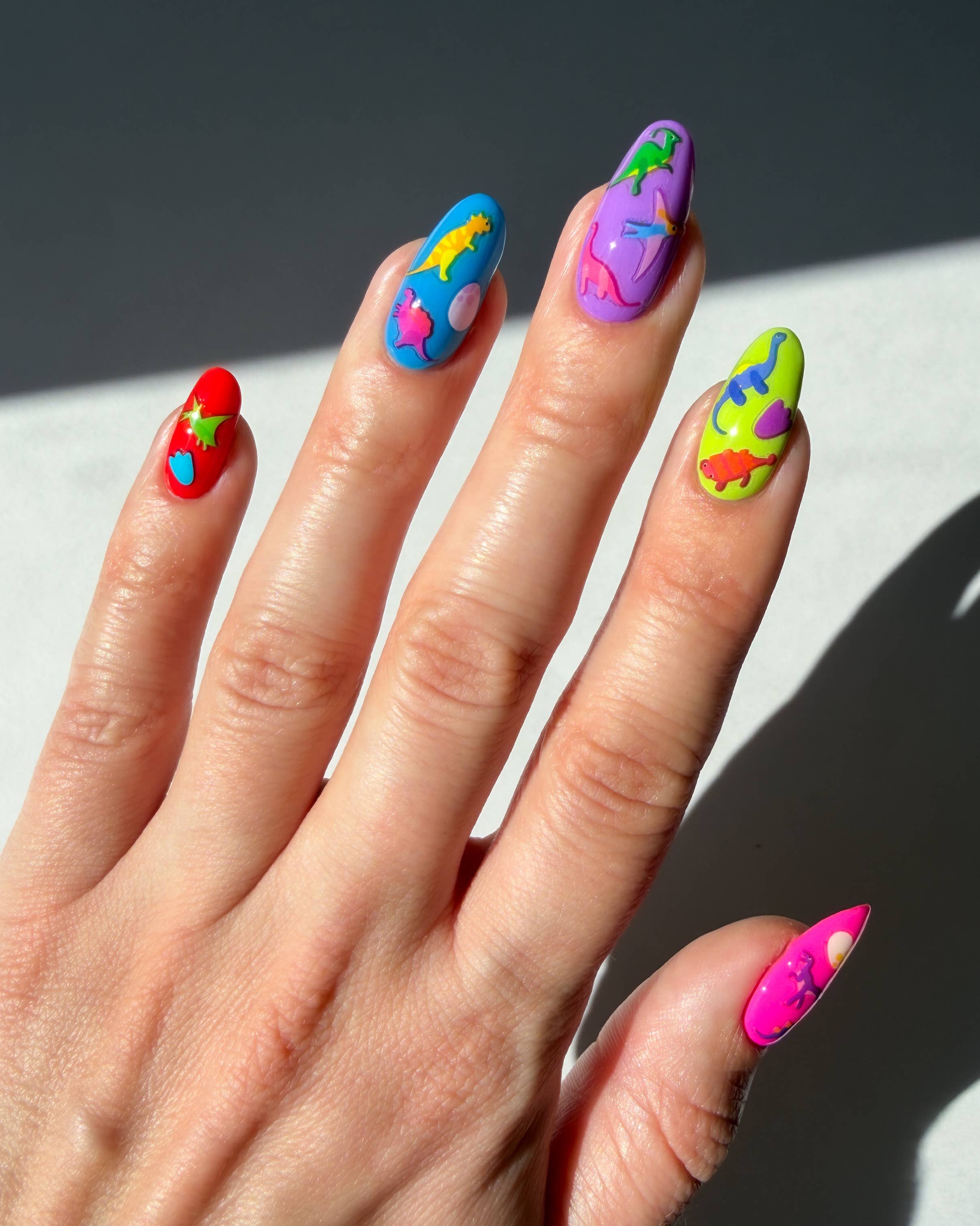 Nail Art Stickers - Dinos - Image 2