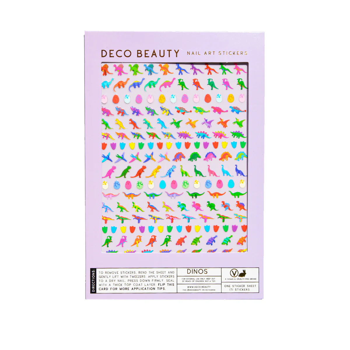 Nail Art Stickers - Dinos - Image 3