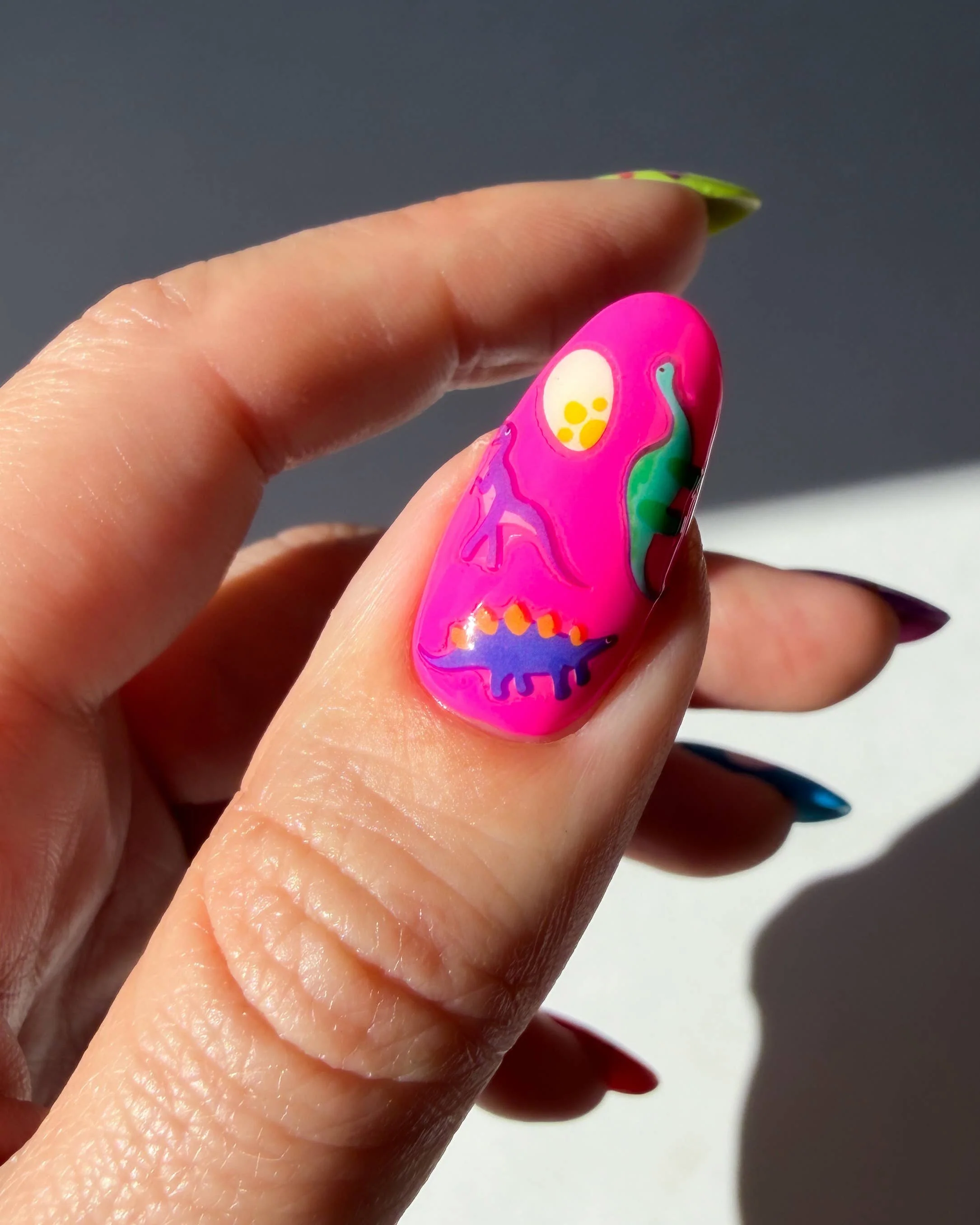 Nail Art Stickers - Dinos - Image 4