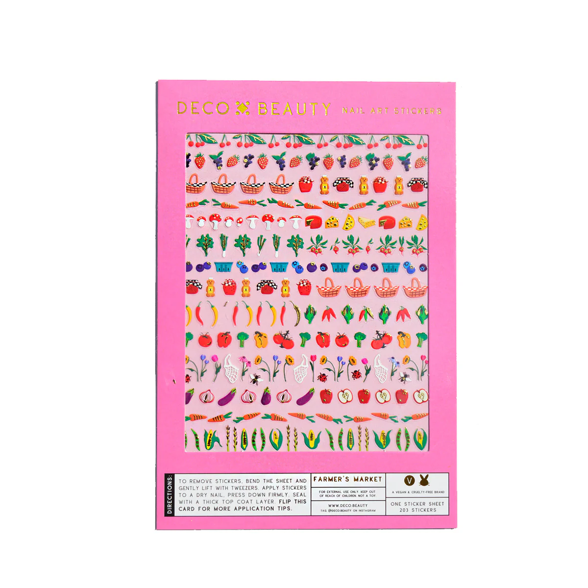 Nail Art Stickers - Farmer's Market - Image 2