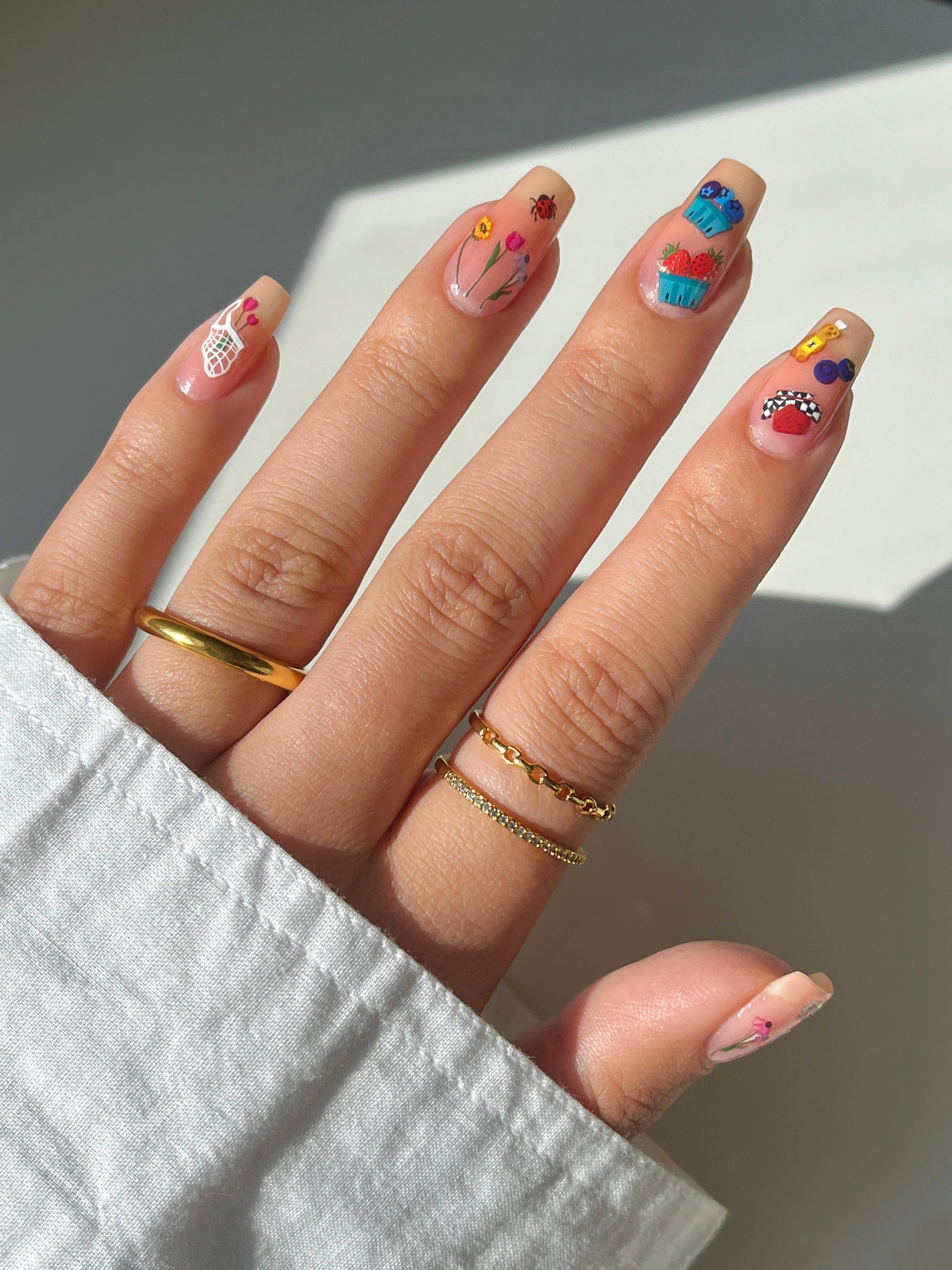 Nail Art Stickers - Farmer's Market - Image 4