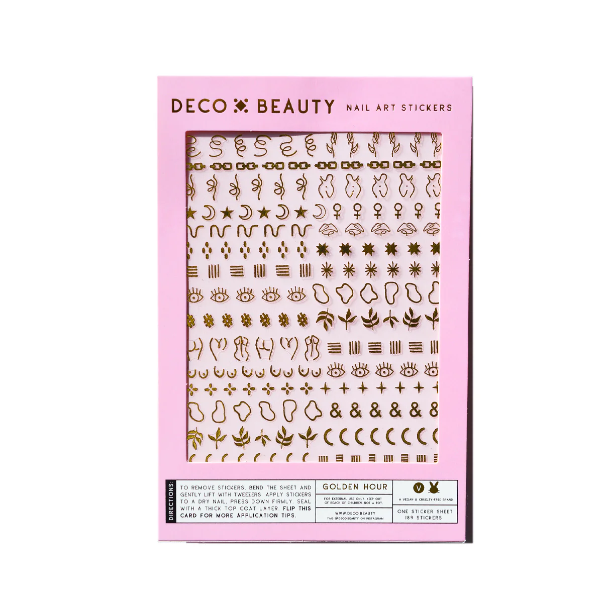 Nail Art Stickers - Golden Hour - Image 2