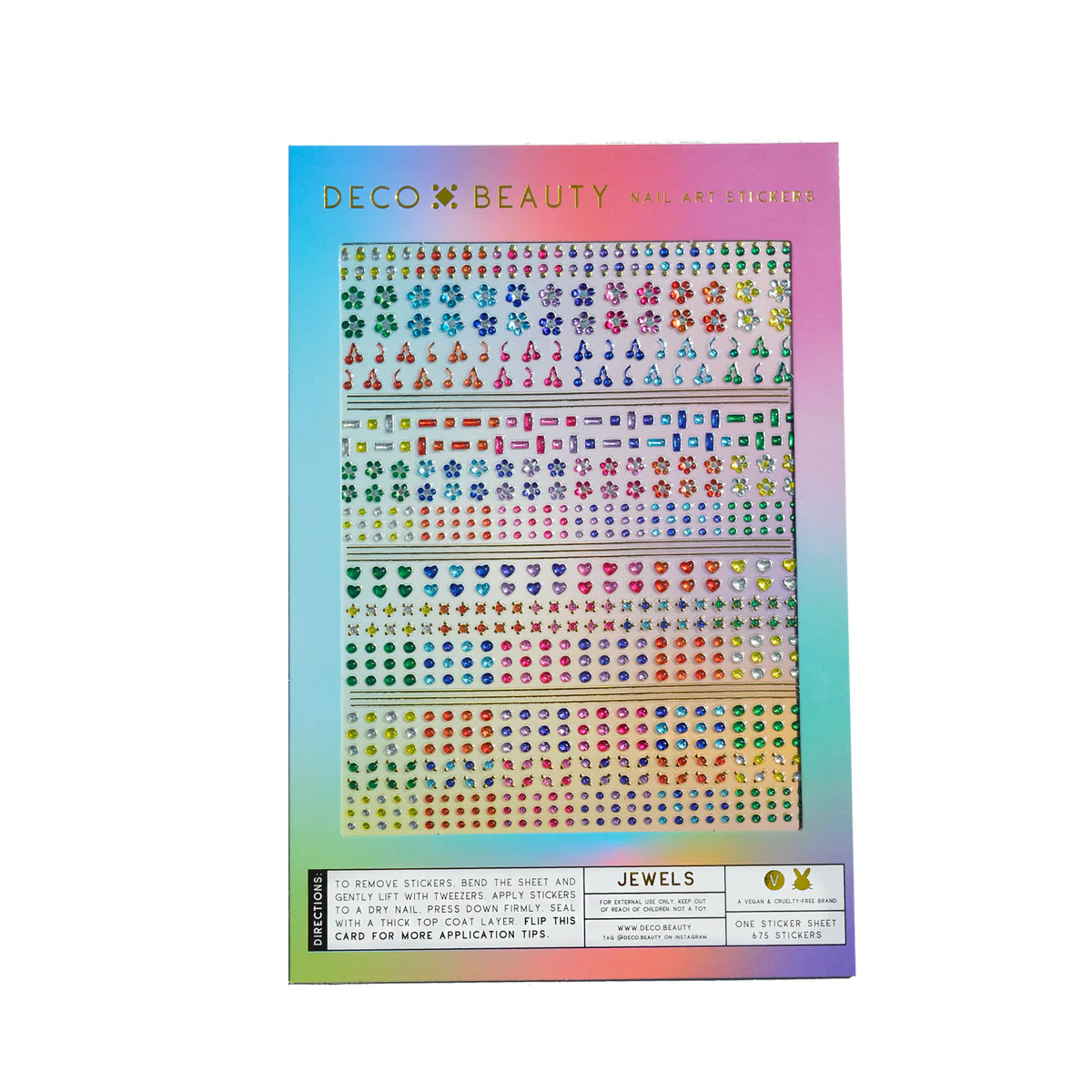 Nail Art Stickers - Jewels - Image 2