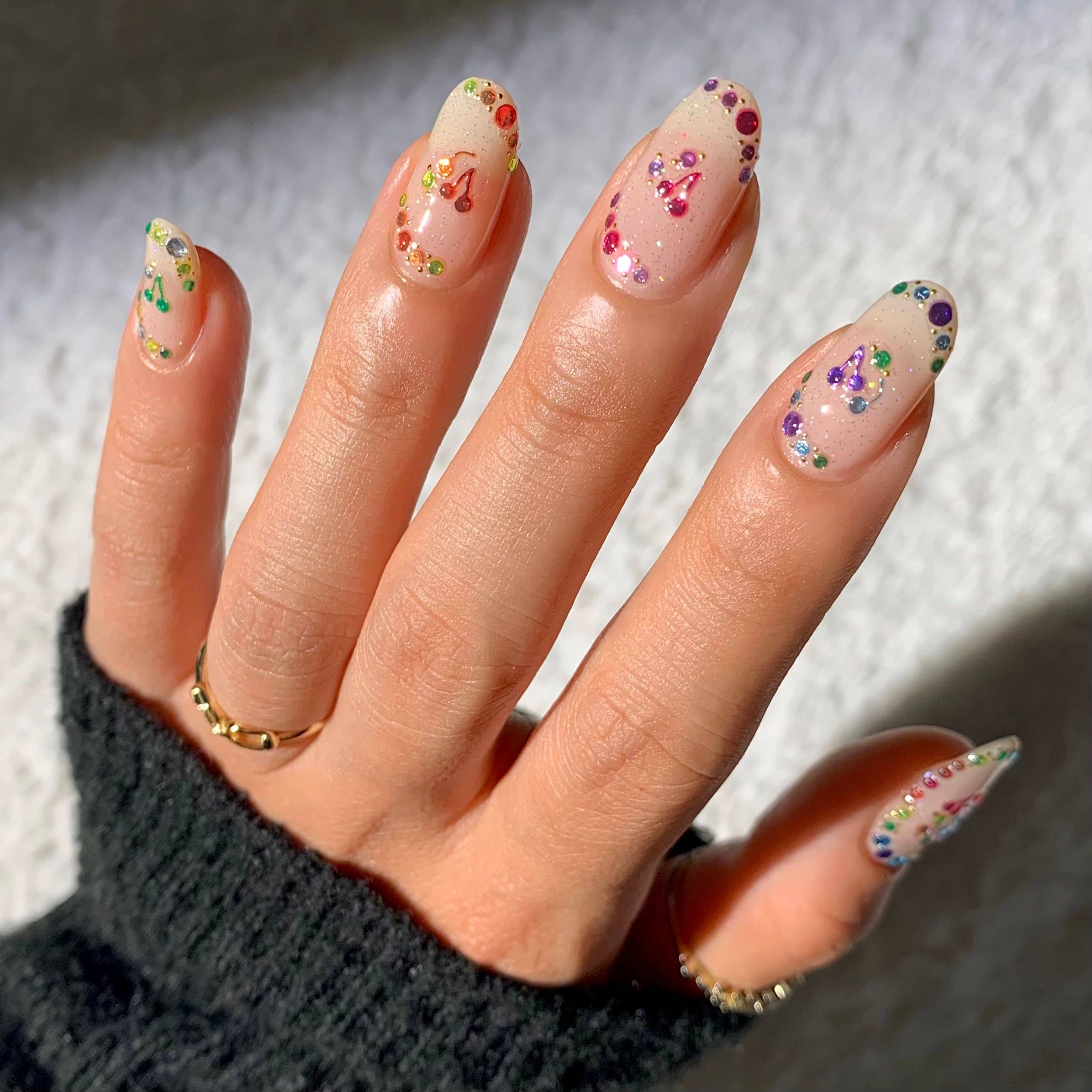 Nail Art Stickers - Jewels - Image 4