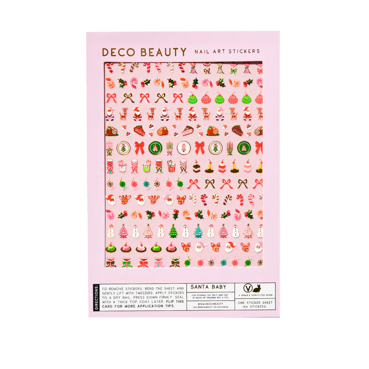 Nail Art Stickers - Santa Baby - Image 2