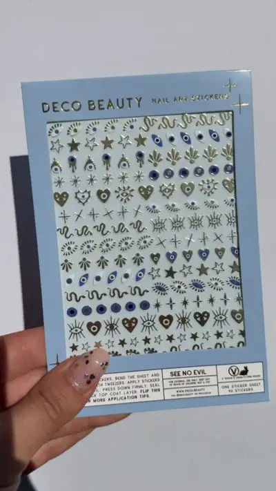 Nail Art Stickers - See No Evil - Image 3