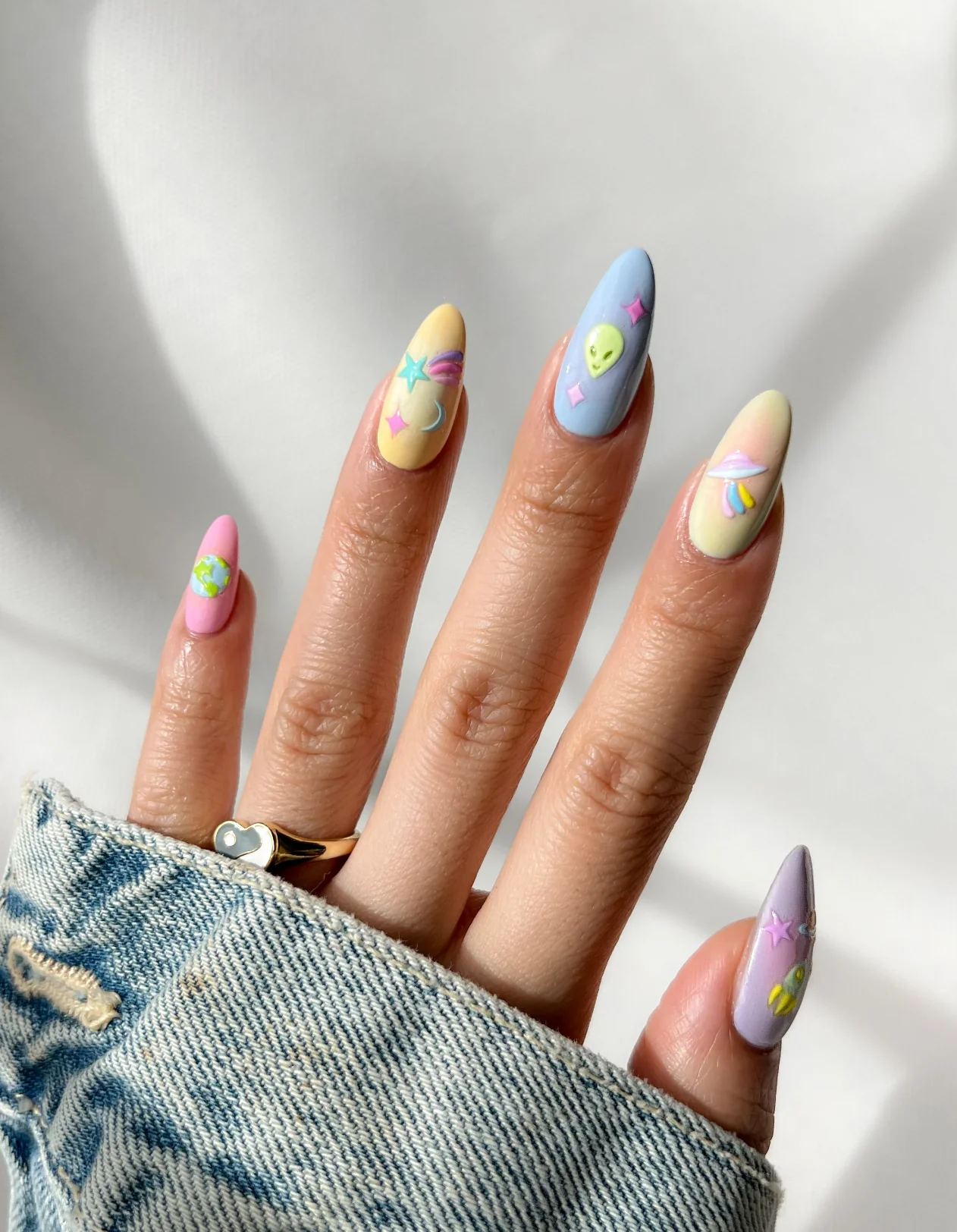 Nail Art Stickers - Spaced Out - Image 3