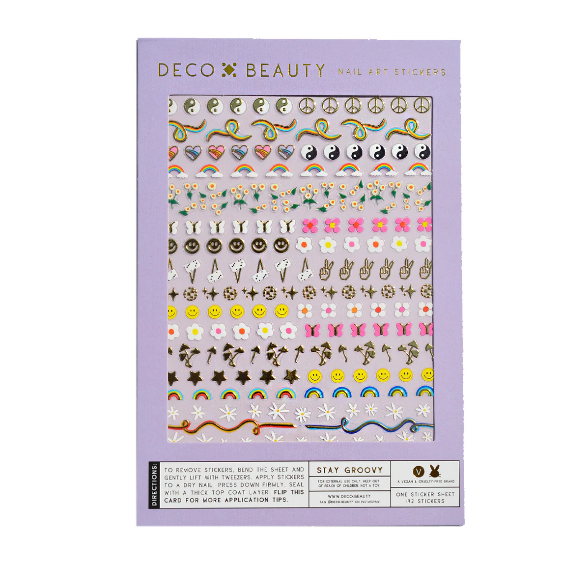 Nail Art Stickers - Stay Groovy - Image 3