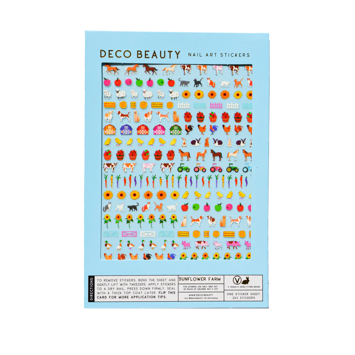 Nail Art Stickers - Sunflower Farm - Image 3