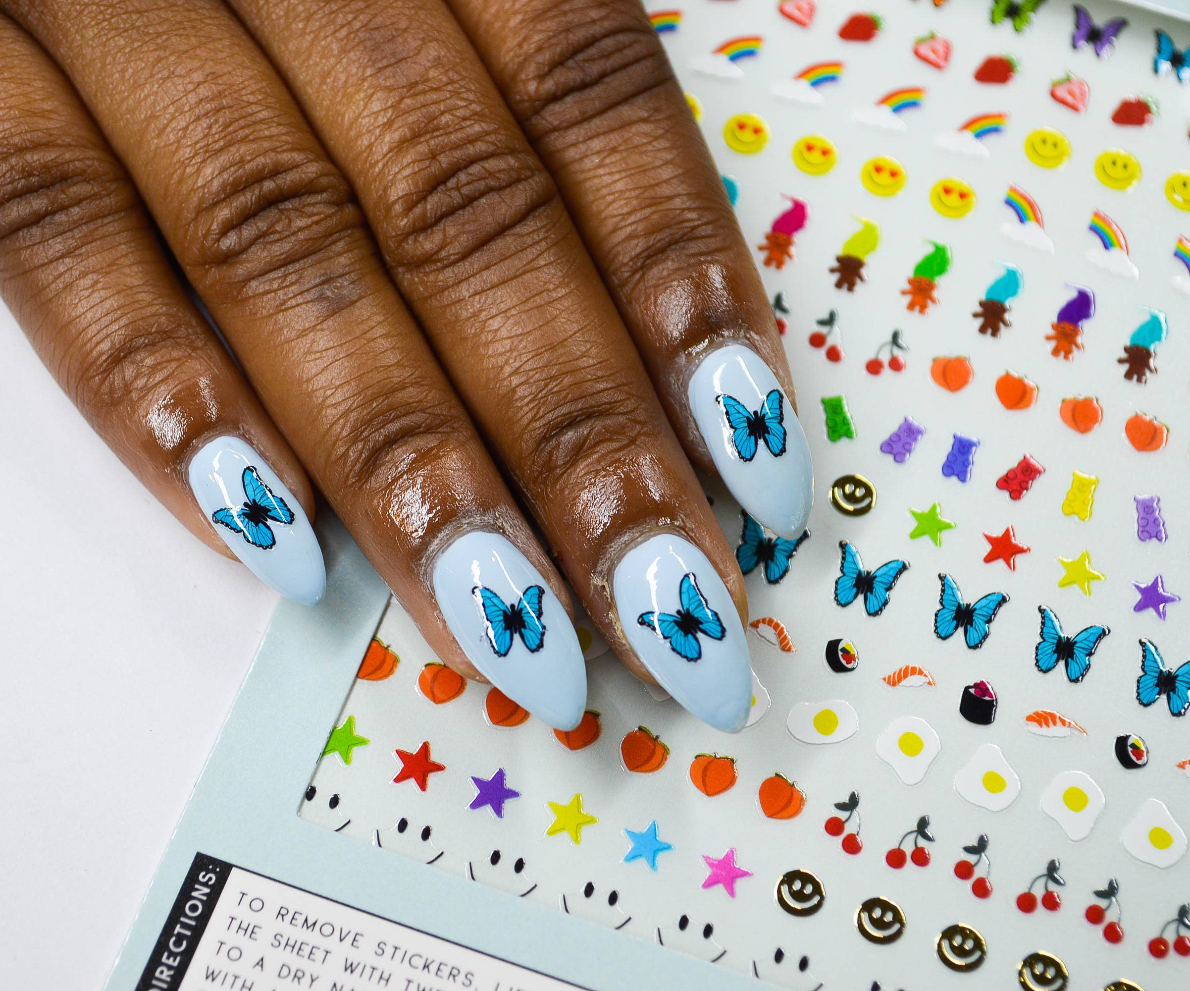 Nail Art Stickers - Sunny Side Up - Image 4