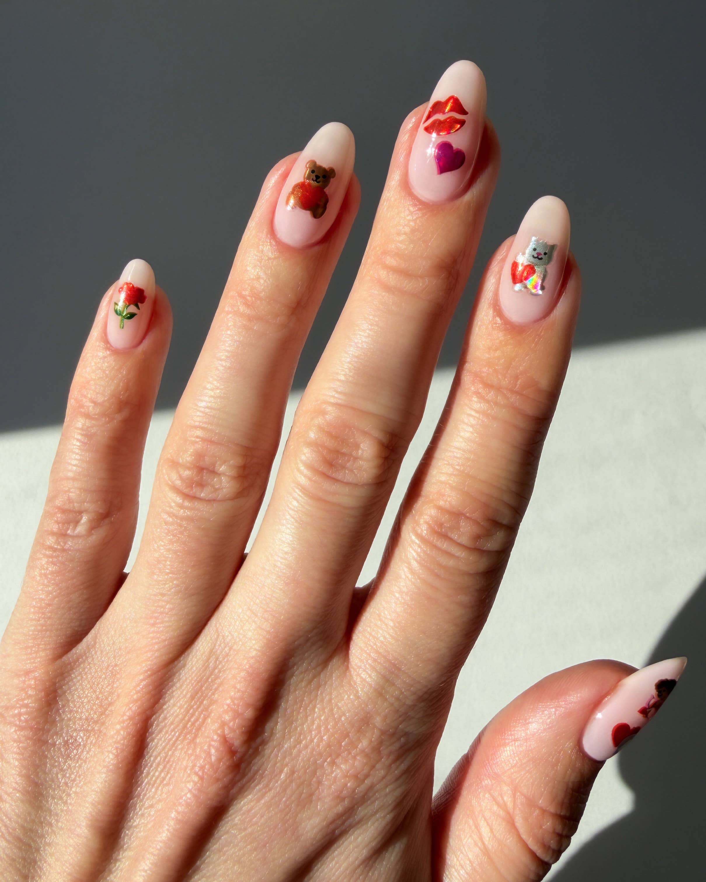 Nail Art Stickers - Teddy Bear - Image 2