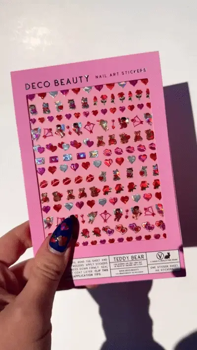 Nail Art Stickers - Teddy Bear - Image 5