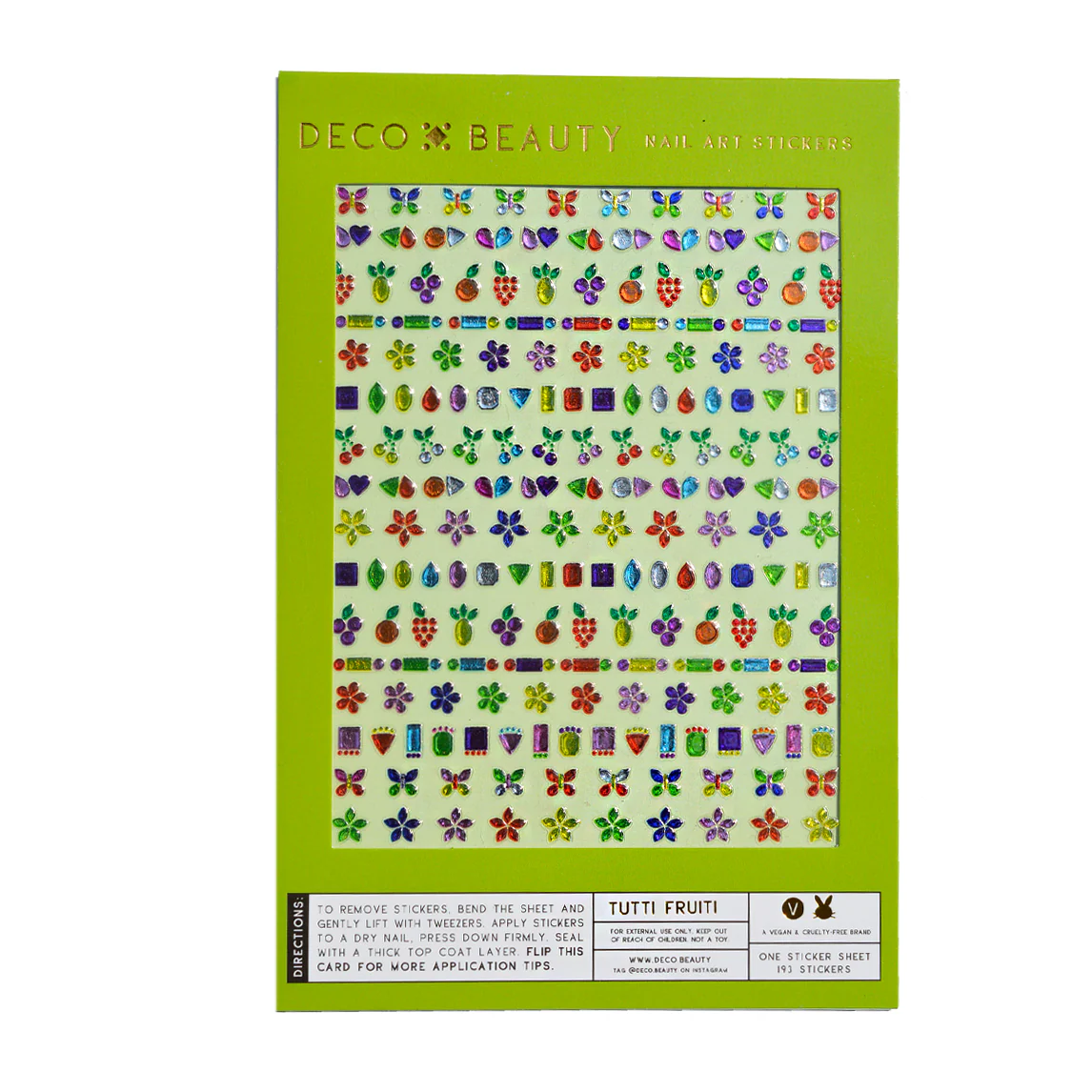 Nail Art Stickers - Tutti Frutti - Image 2