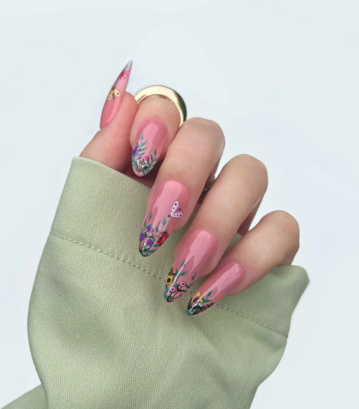 Nail Art Stickers - Wildflower - Image 4